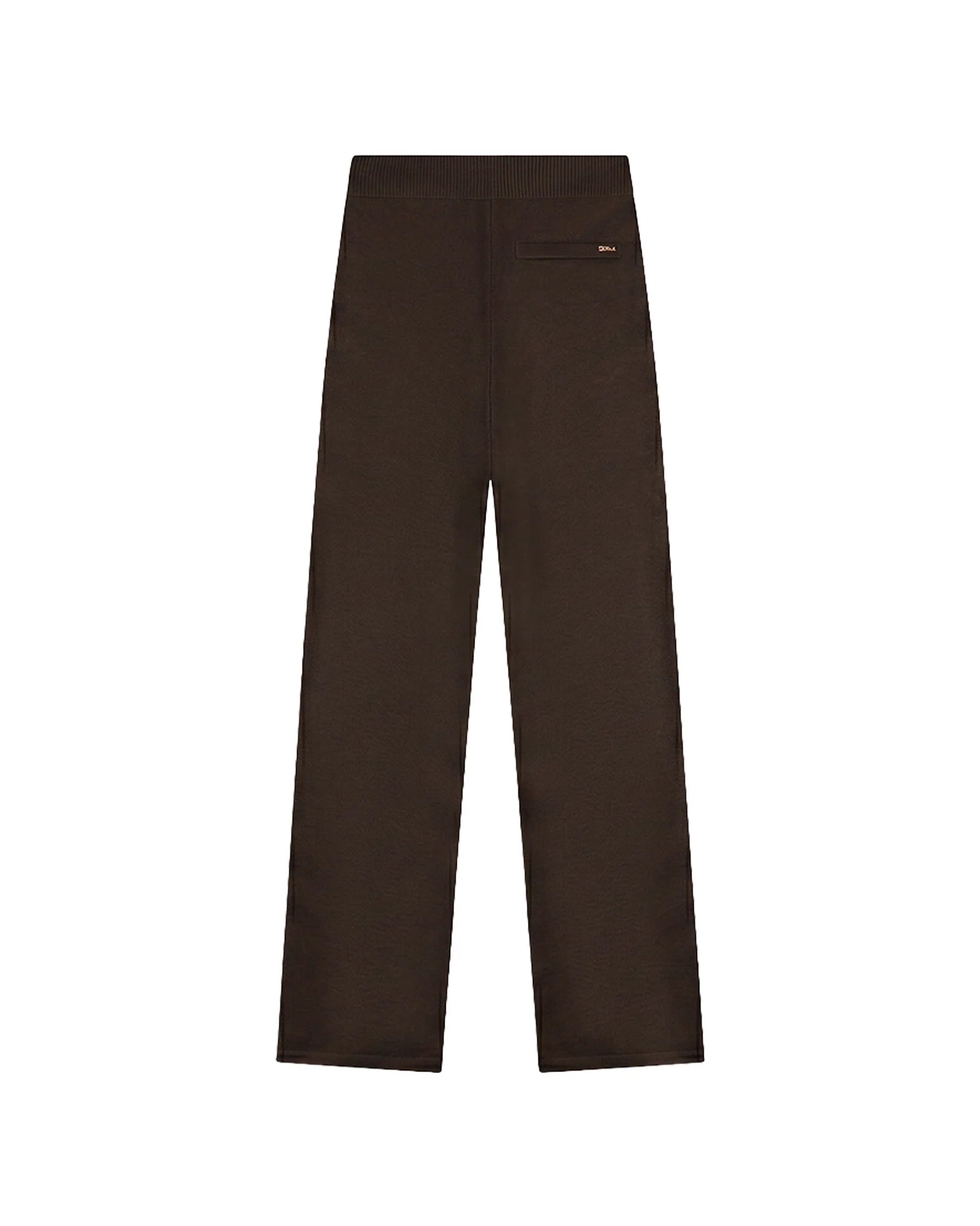 Malelions women oversized knitted Pants - dark brown