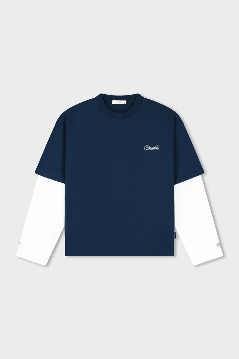 STAY EQUAL LONGSLEEVE TEE ZWART