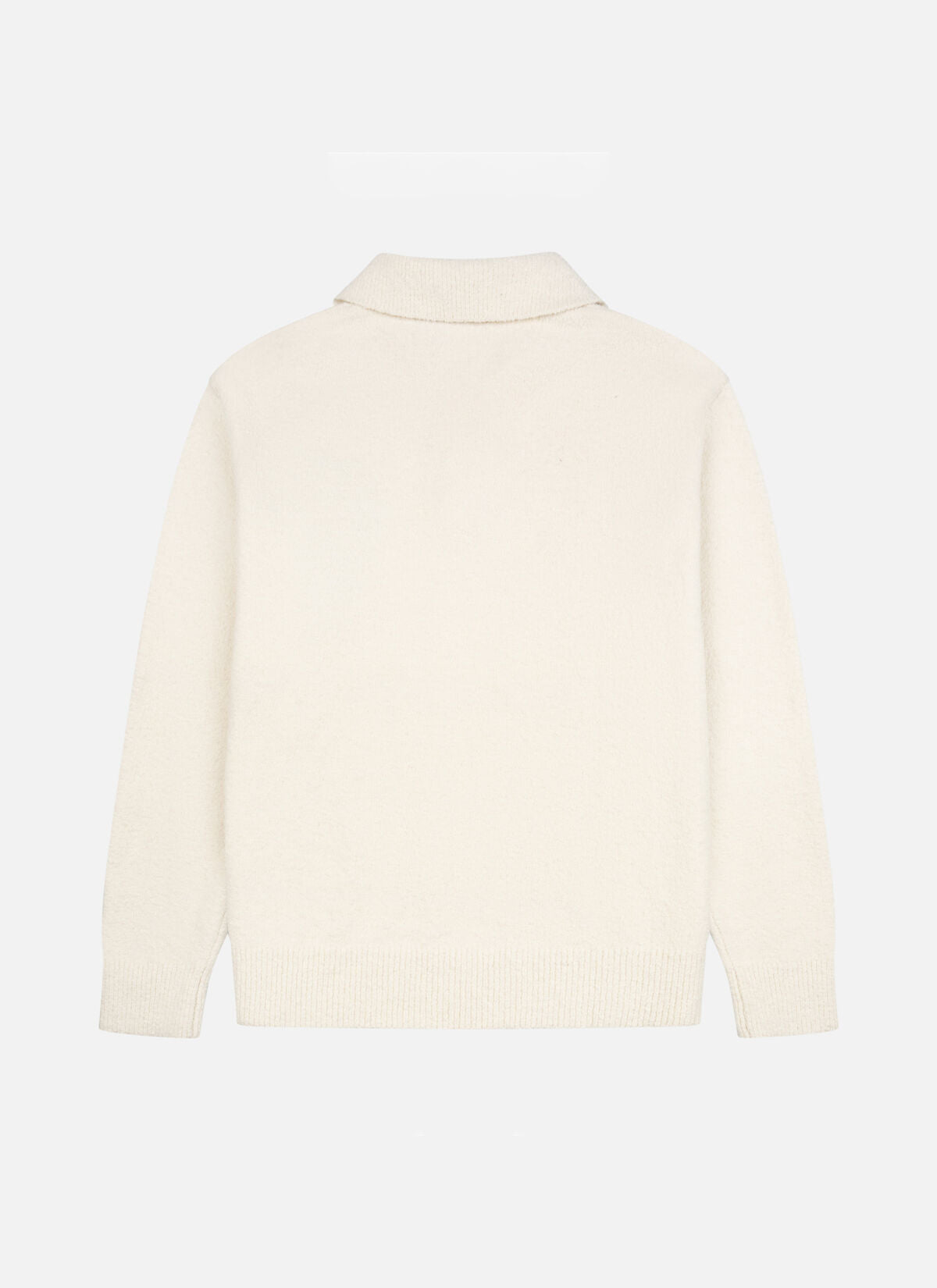 Boucle Grip Sweater Off White