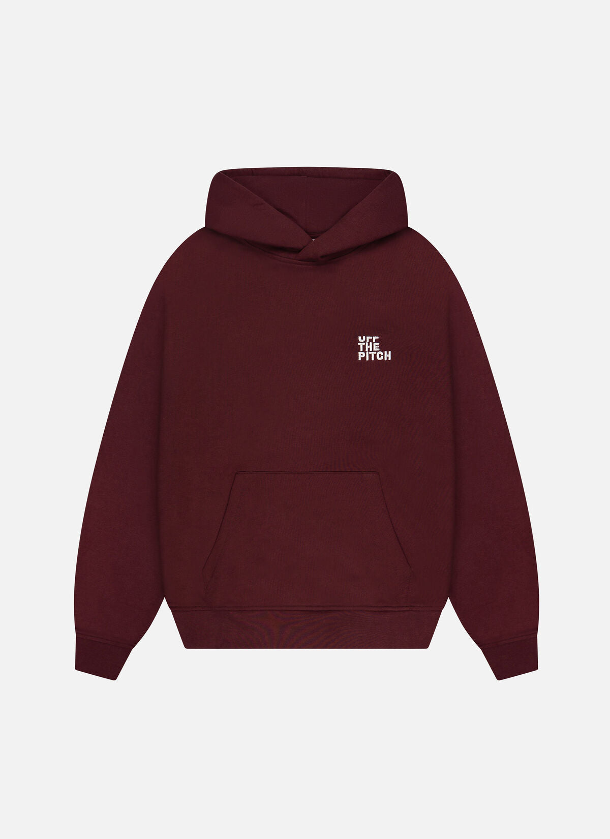 Full Stop Hood Dark Red