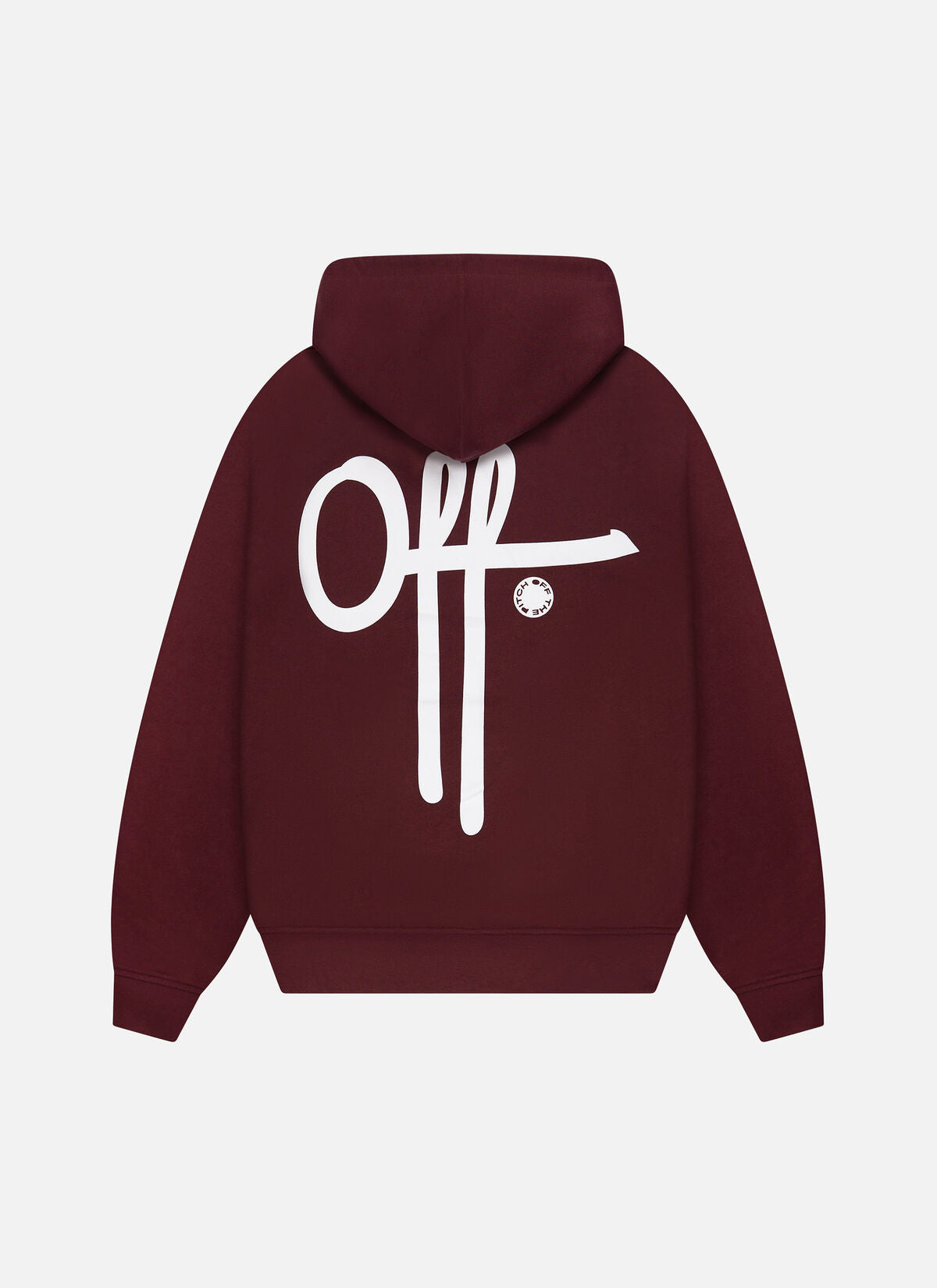 Full Stop Hood Dark Red