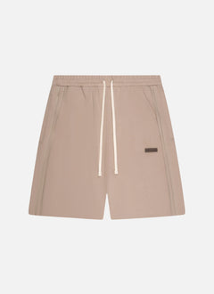 Off The Pitch - Raw Edge Echo Shorts - zand