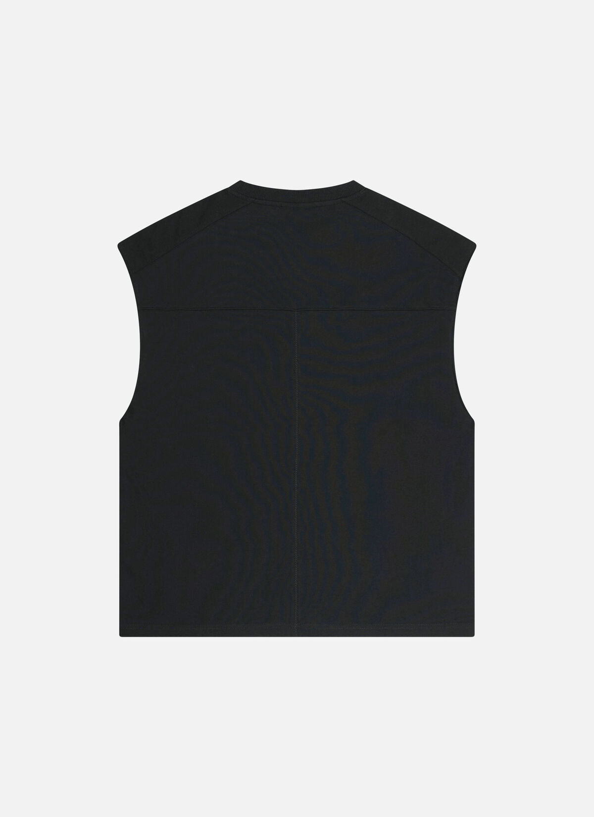 Sage Mouwloze Top Zwart