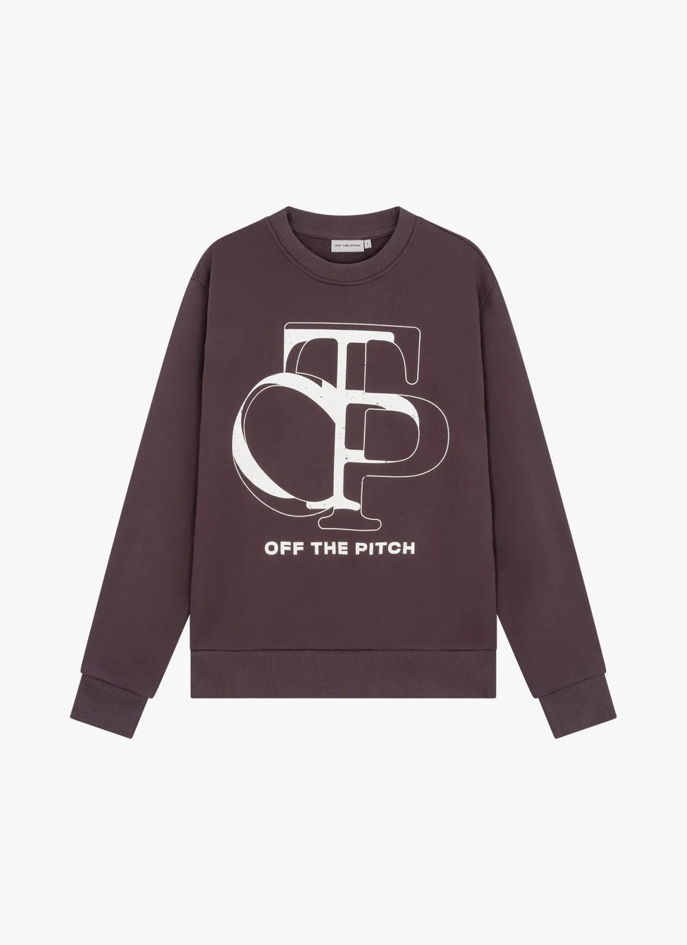 Off The Pitch - Vas Crewneck - Dark Eggplant