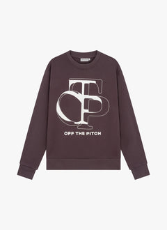 Off The Pitch - Vas Crewneck - Dark Eggplant