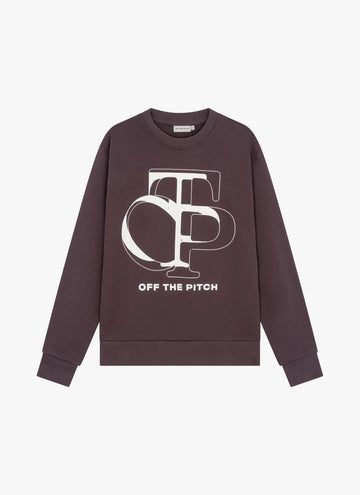 Off The Pitch - Vas Crewneck - Dark Eggplant