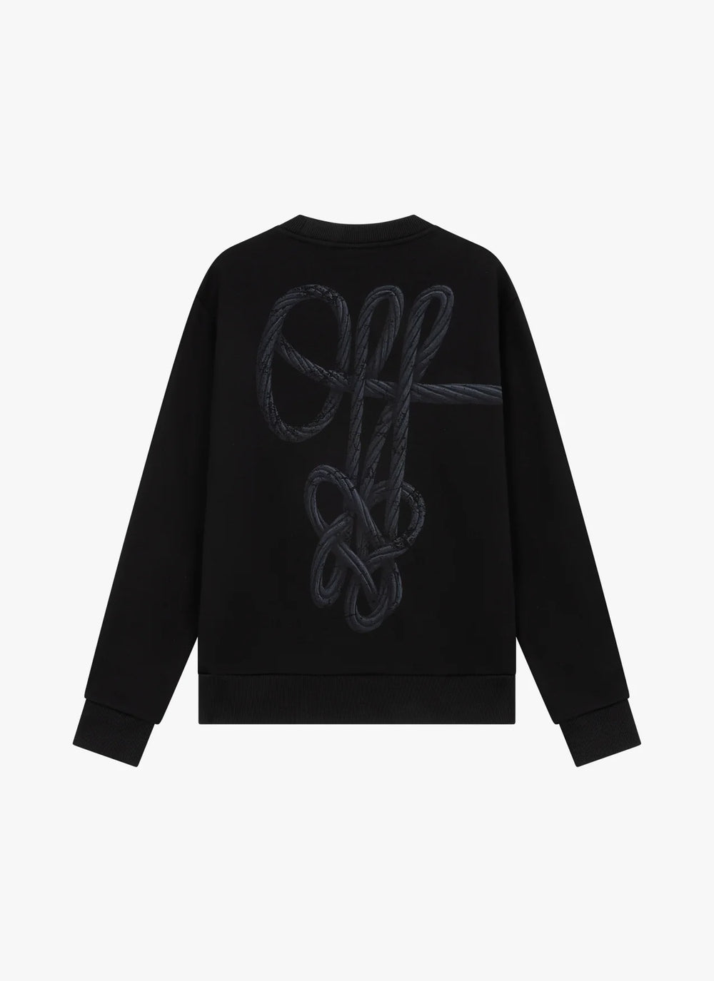 Off The Pitch - Rope Flow Crewneck - black