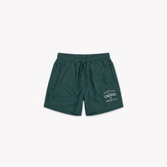 Croyez - Overlay Fraternite Swim Shorts - Forest Green - Oversized herenzwembroek