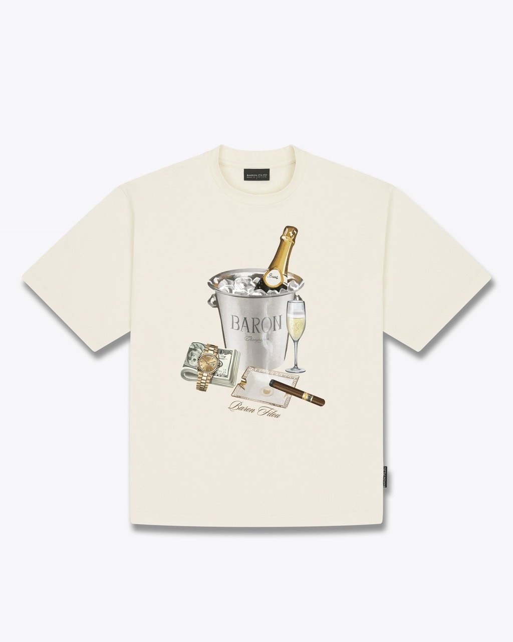 Oversized T-shirt met achterprint BARON BEACH BILL