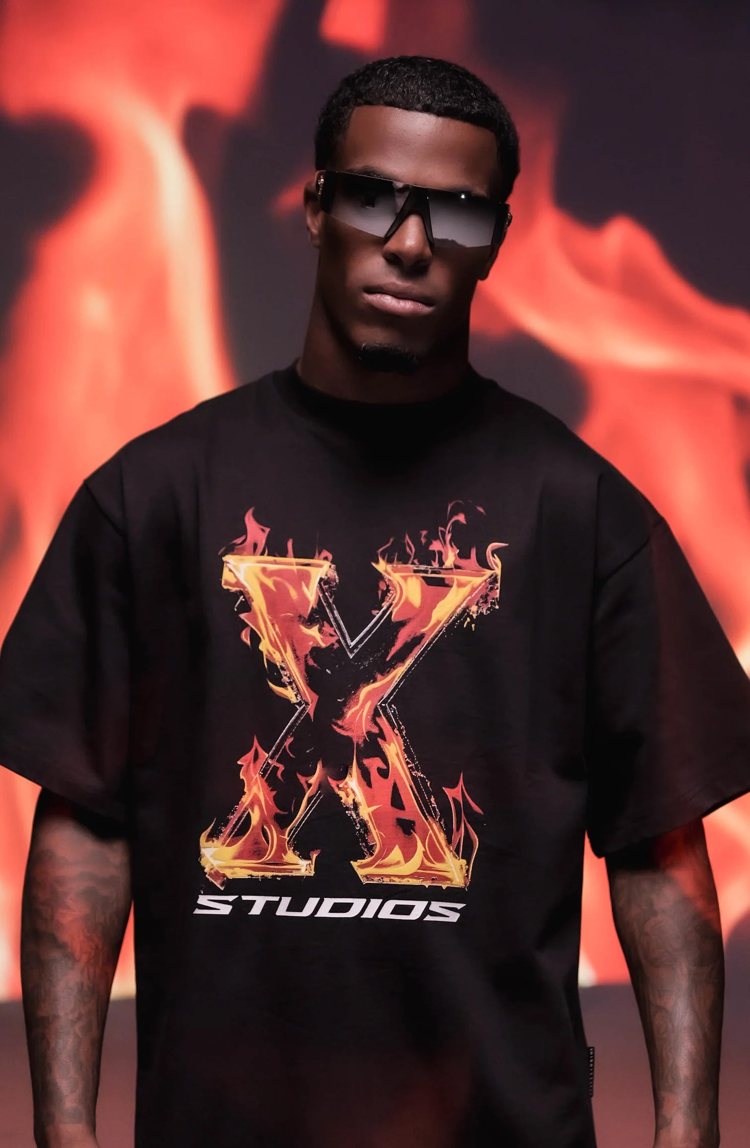 Flame Tee | Black