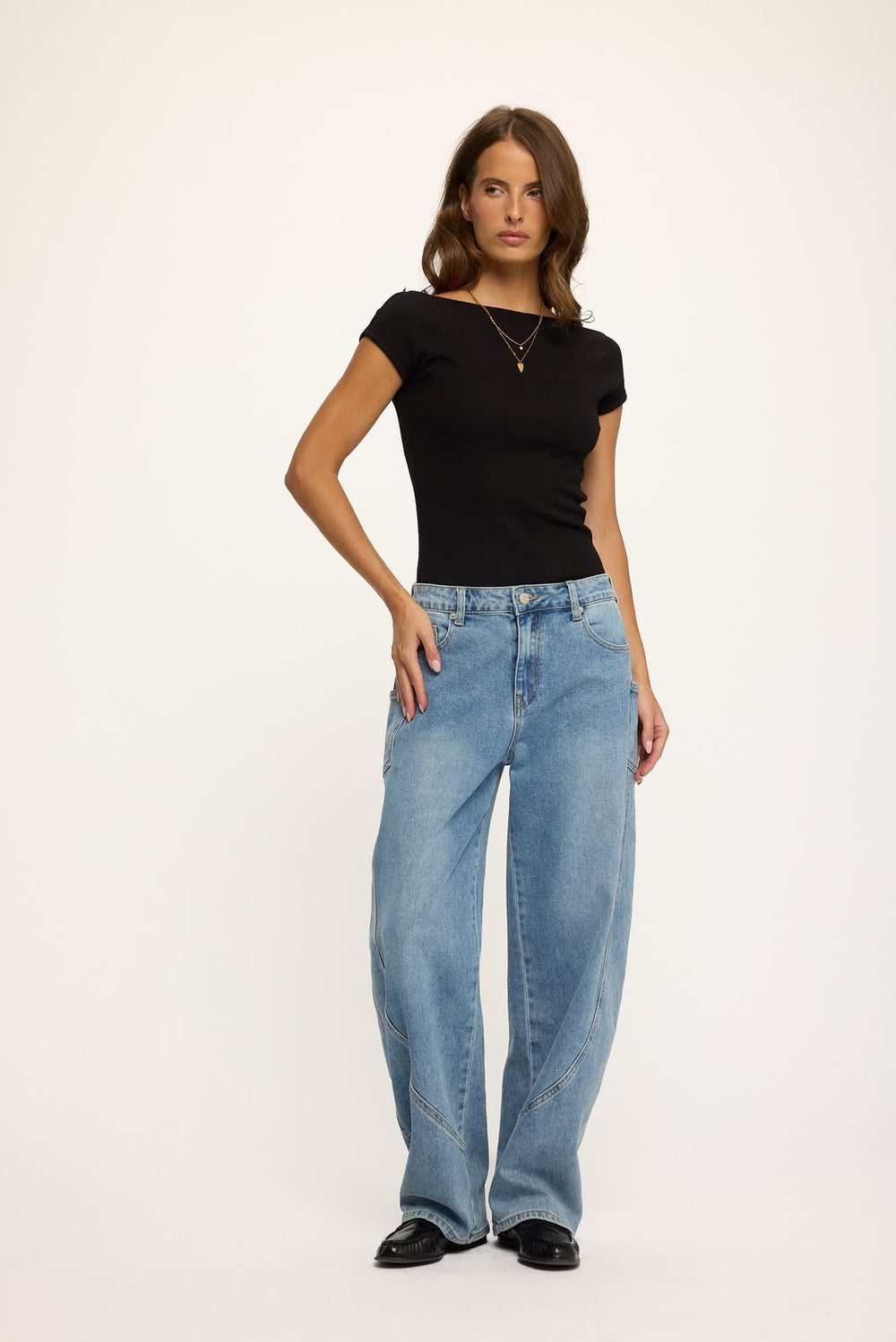 Redial RD3706 barrel jeans voor dames