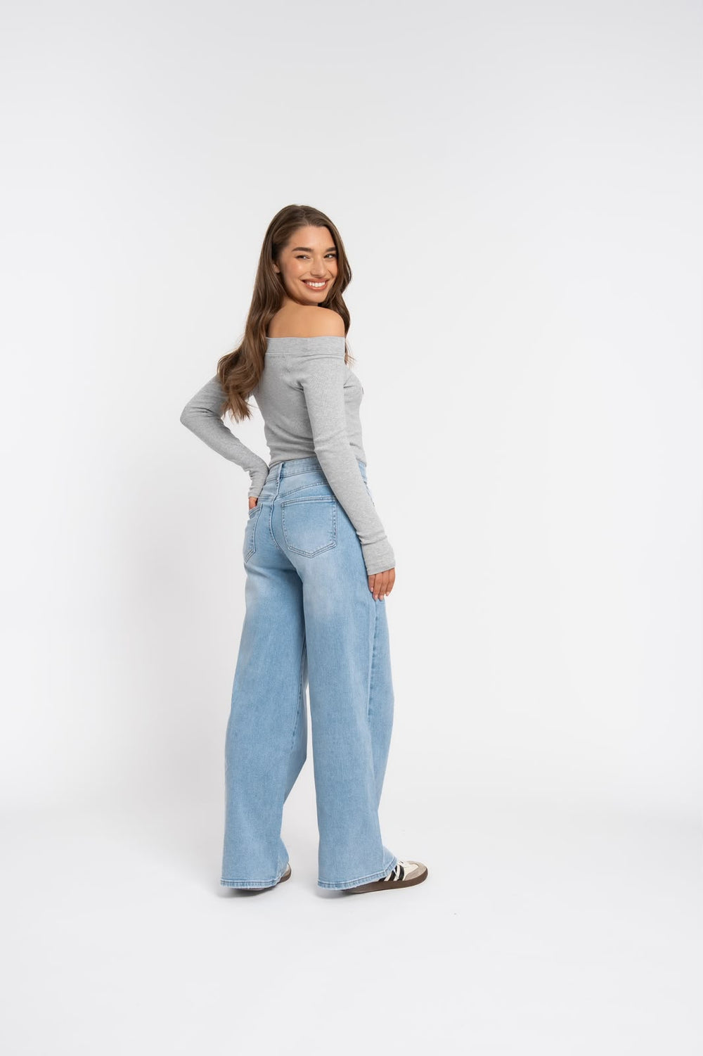 Redial - Wide Jeans - RD7386 - Wijde dames spijkerbroek