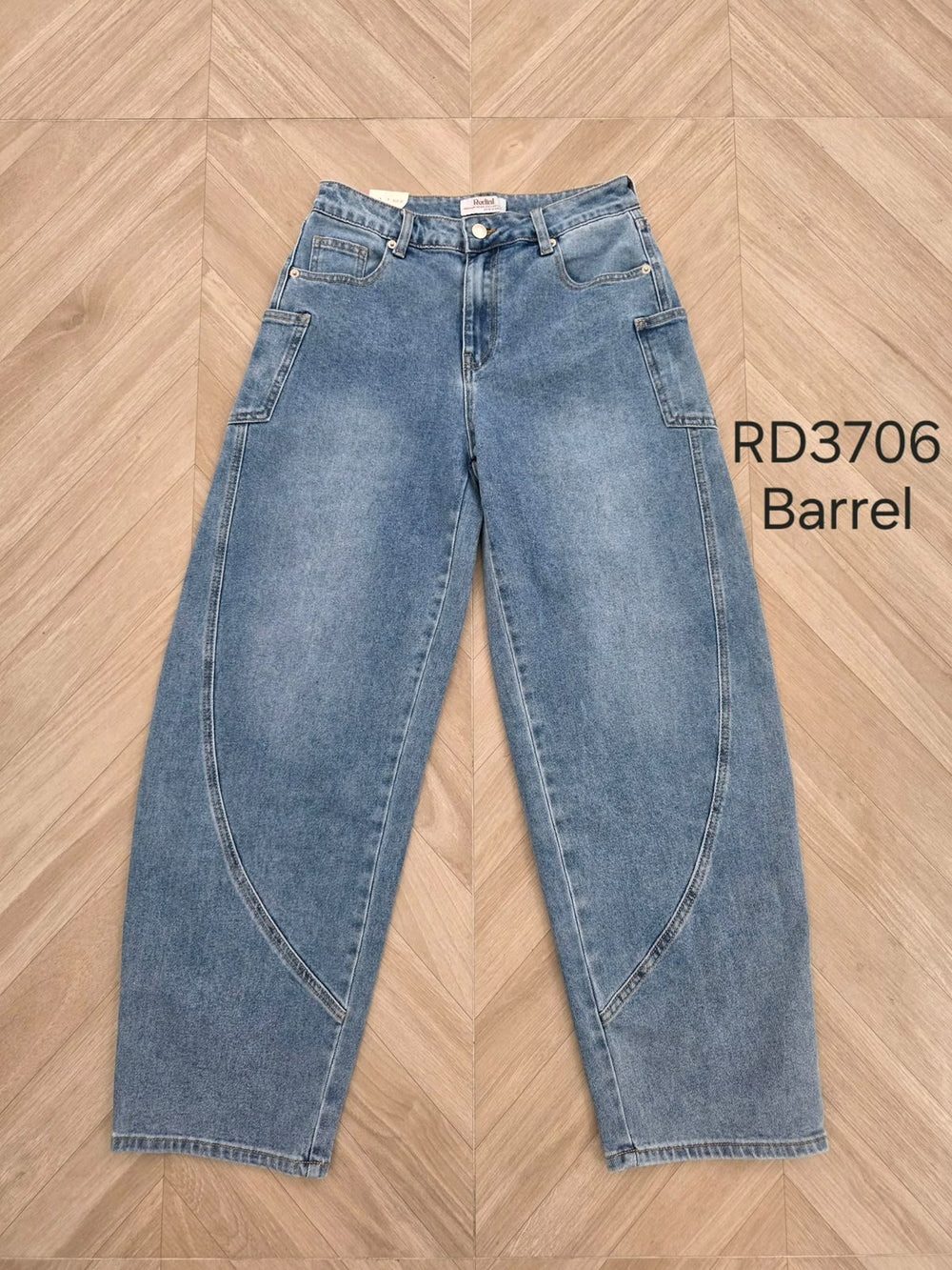 Redial - Barrel Jeans - RD3706 - Barrel spijkerbroek dames
