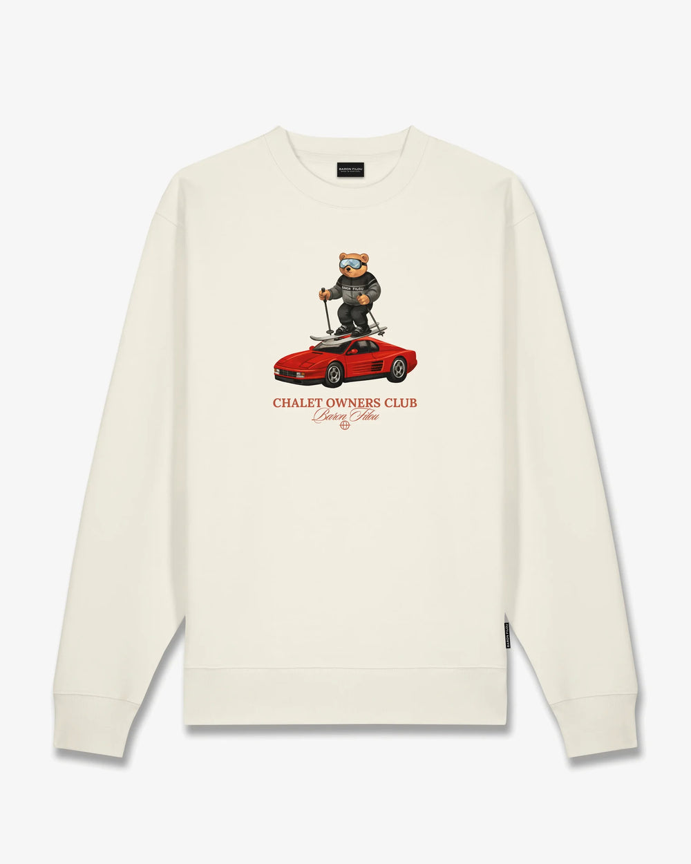 Baron Filou - Pullover Filou Chalet Owners Club FILOU SKIING - Beige