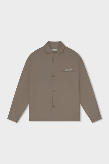 Equalite - REMY LINEN LONGSLEEVE SHIRT - TAUPE