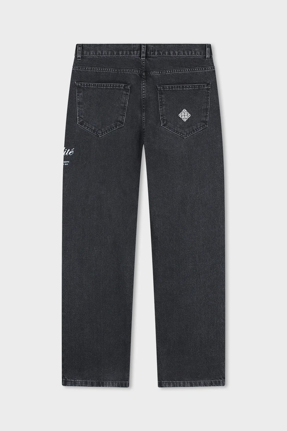 SIGNATURE STRAIGHT FIT JEANS BLACK