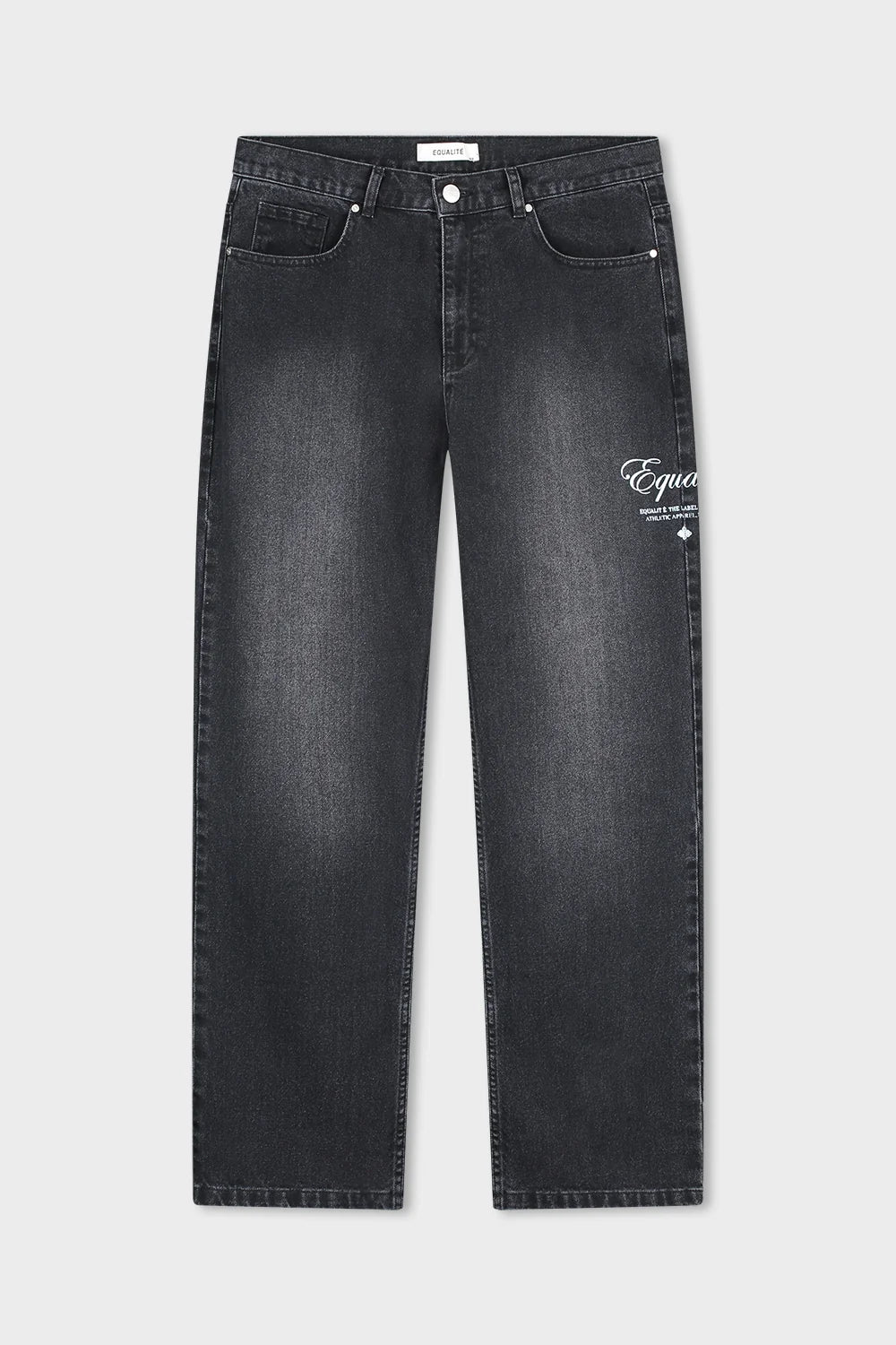 SIGNATURE STRAIGHT FIT JEANS BLACK