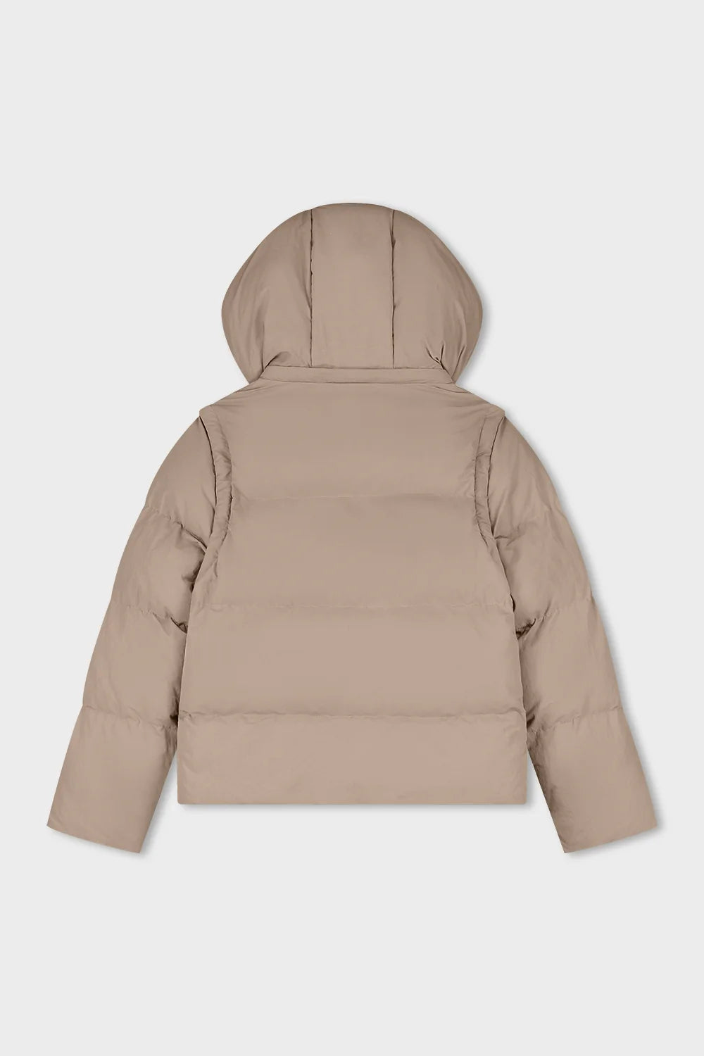 SOCIETÉ 2 IN 1 PUFFER JACKET TAUPE
