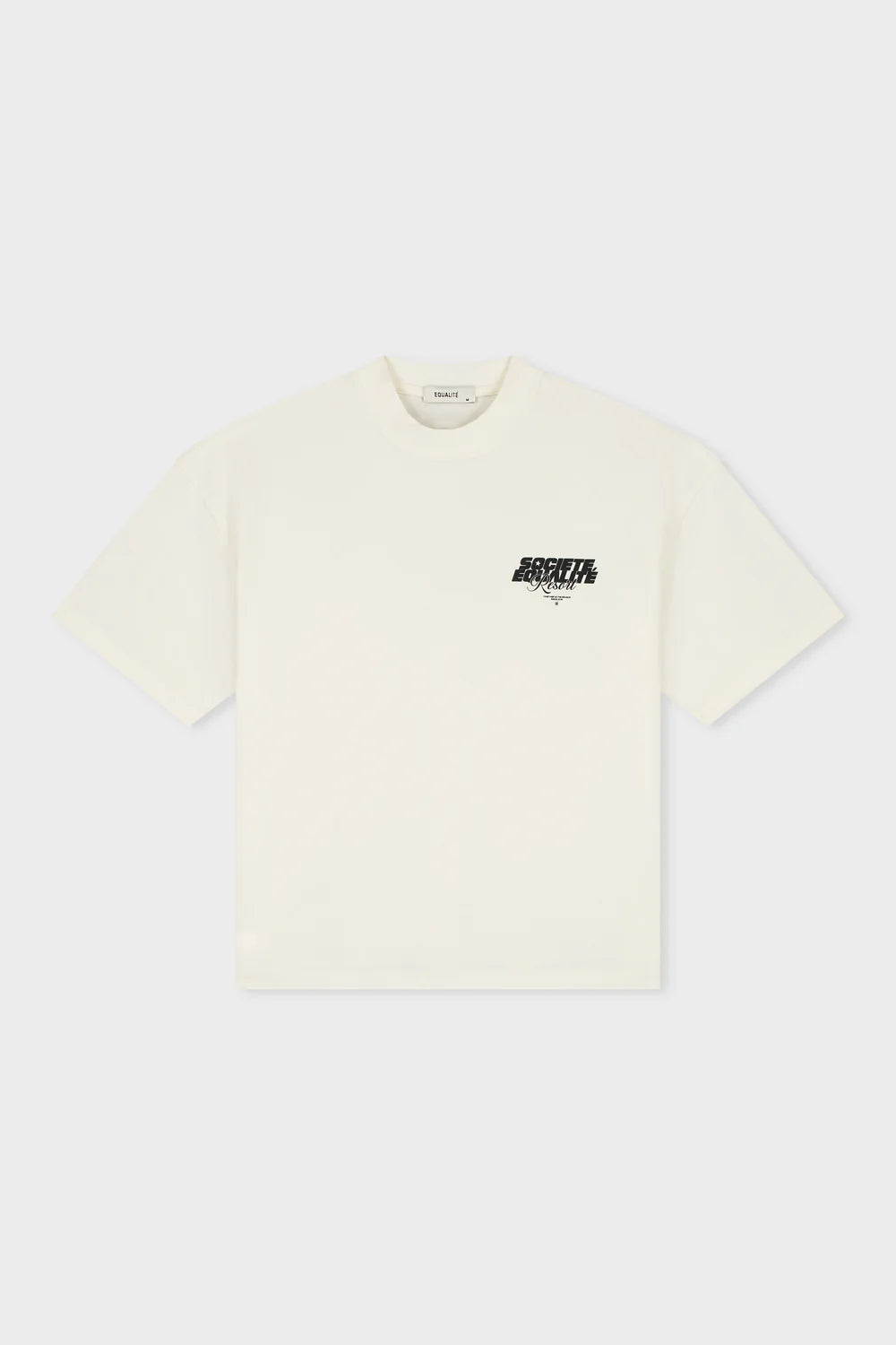STAY EQUAL LONGSLEEVE TEE ZWART
