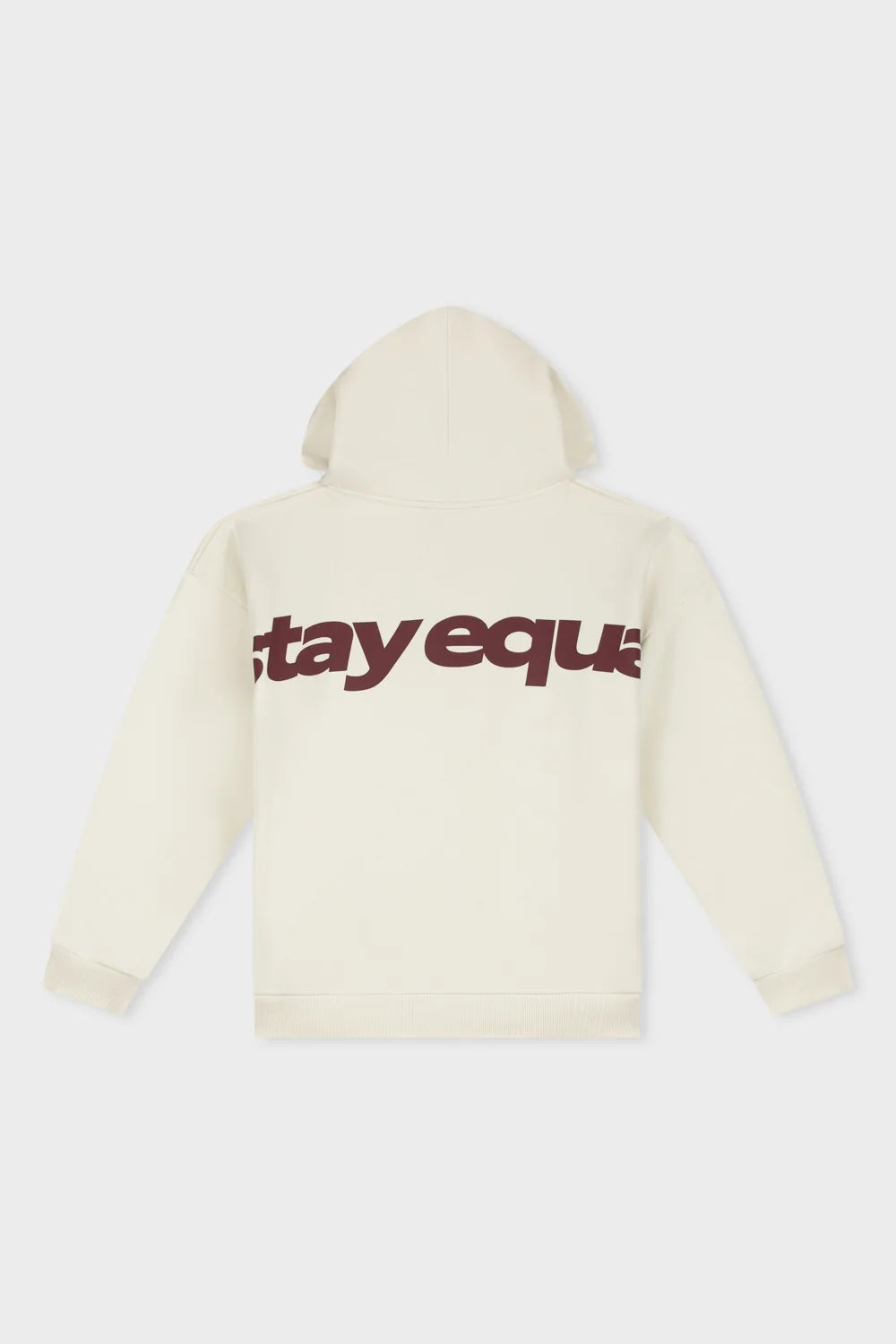 EQUALITE PAINTING EQLT OVERSIZED FULL ZIP HOODIE OFF-WHITE