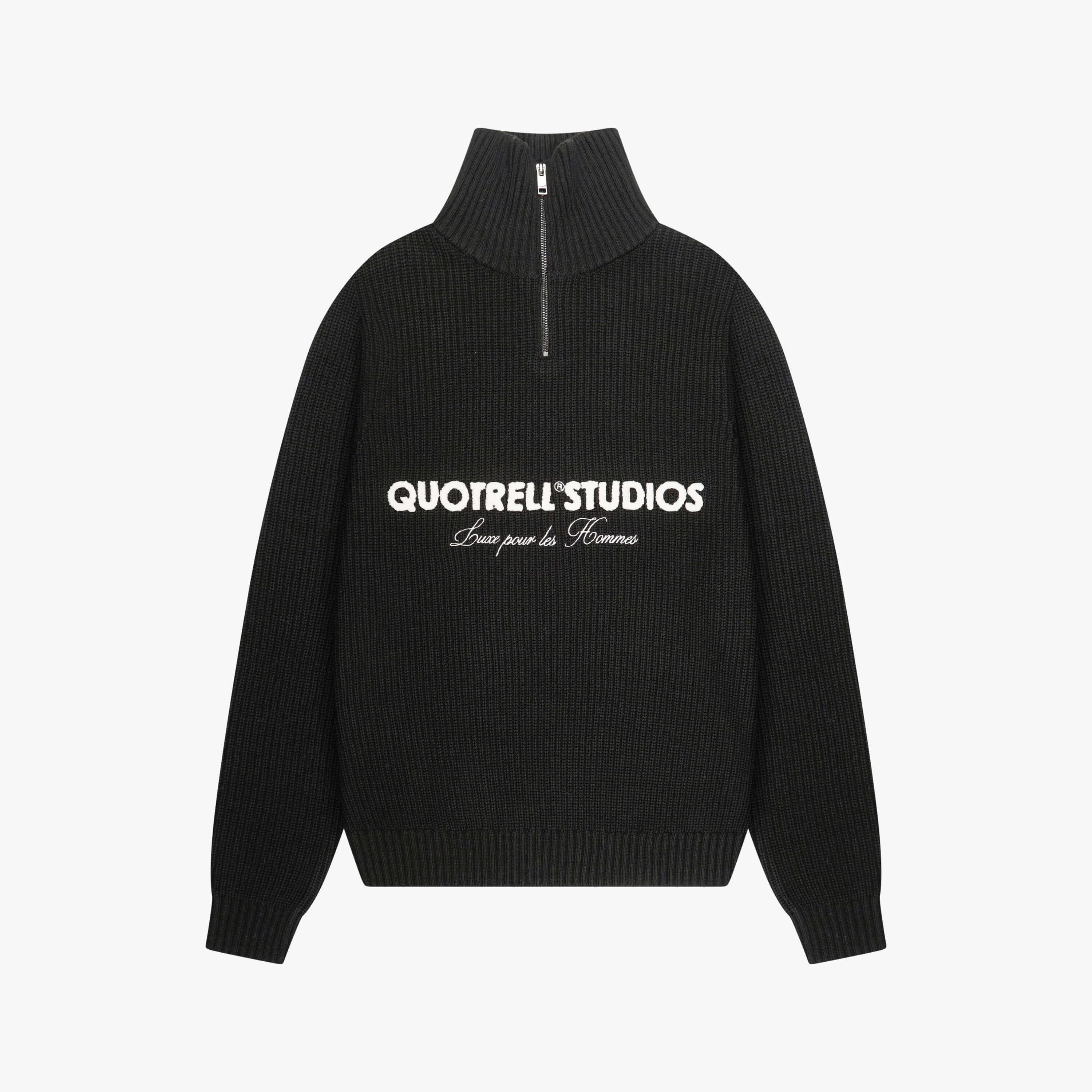JACE STUDIO ZIP UP | BLACK/WHITE