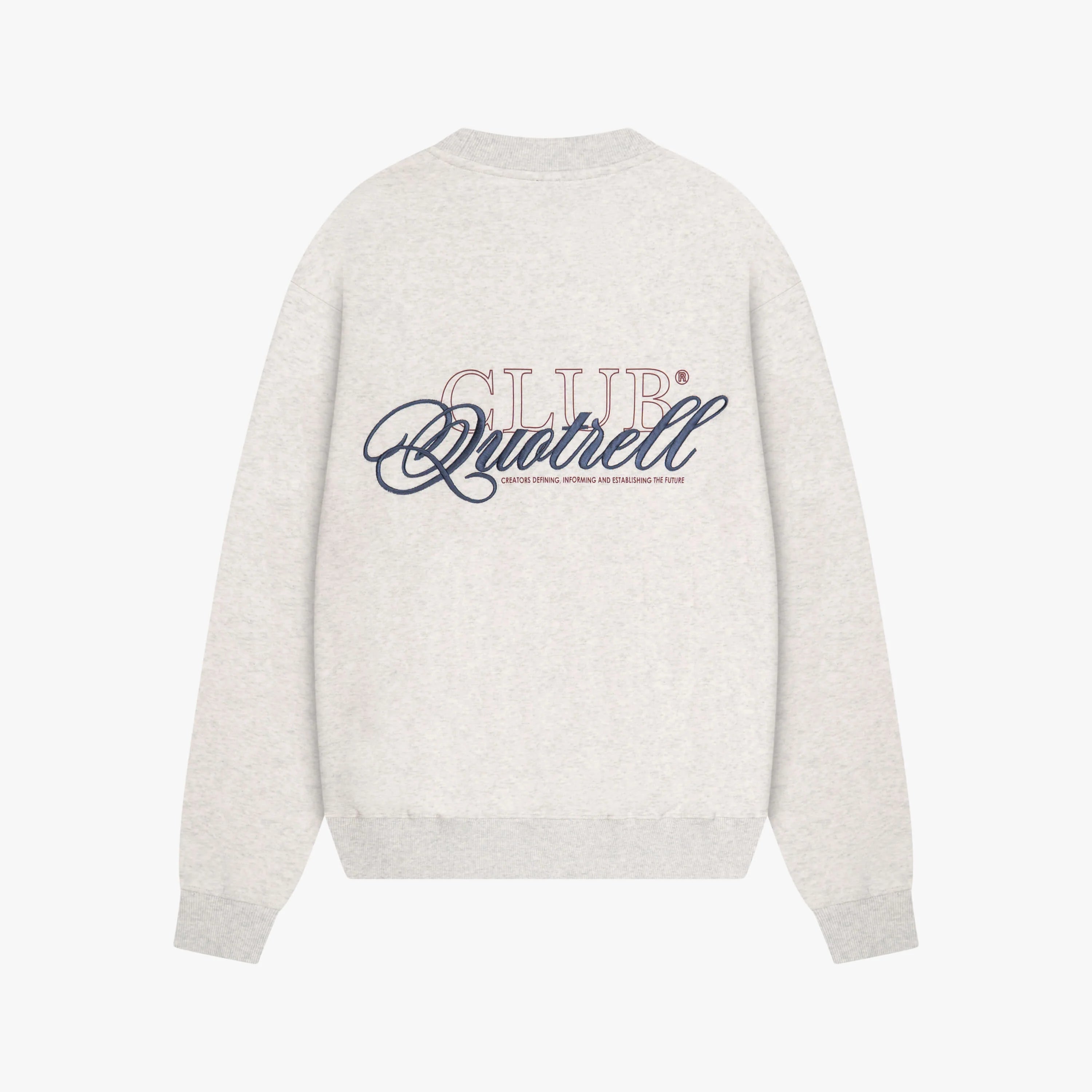 FUTURA CREWNECK | LIGHT GREY MELEE/BLU