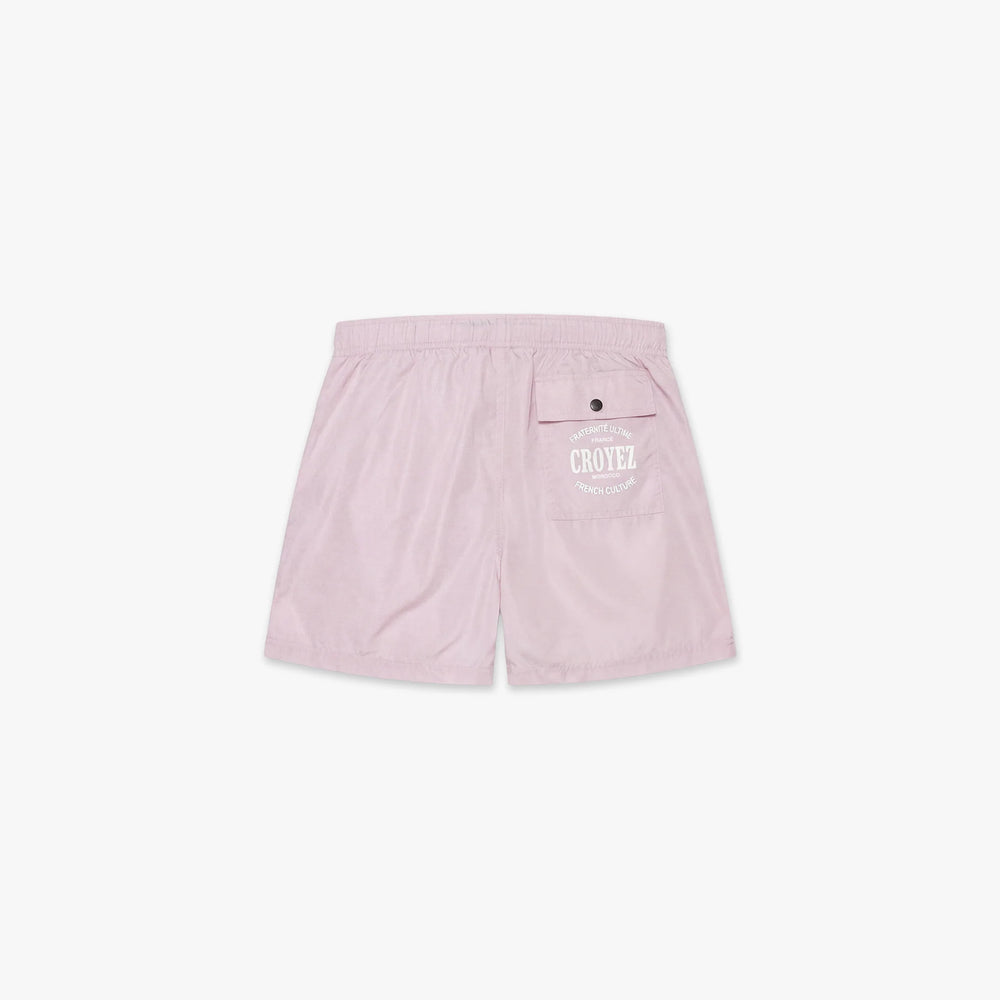 Croyez - Stamp Swim Shorts - Pink - Regular fit herenzwembroek