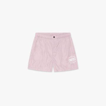 Croyez - Stamp Swim Shorts - Pink - Regular fit herenzwembroek