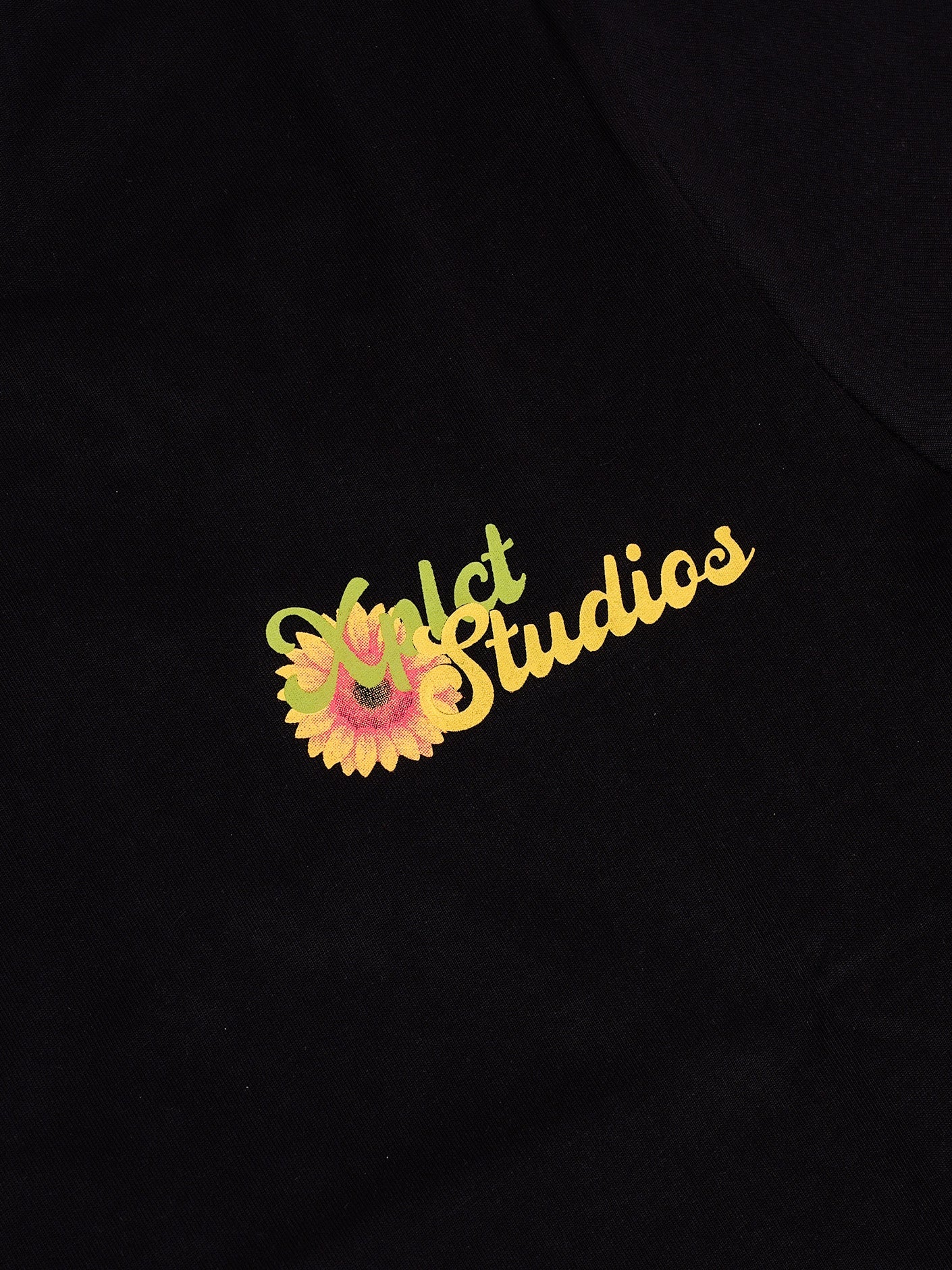 Flowers T-shirt | Zwart