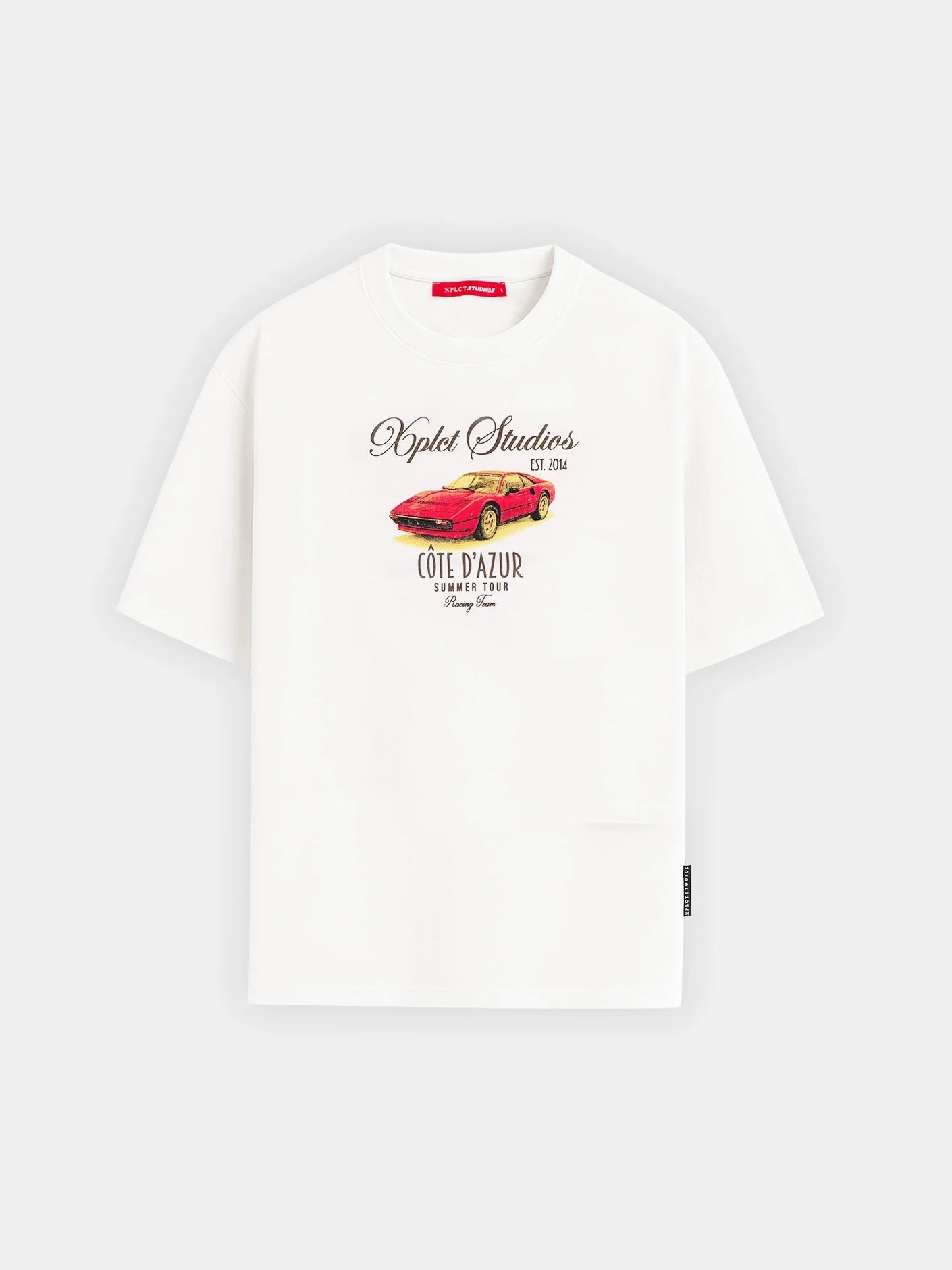 Supercar T-shirt | Gebroken wit