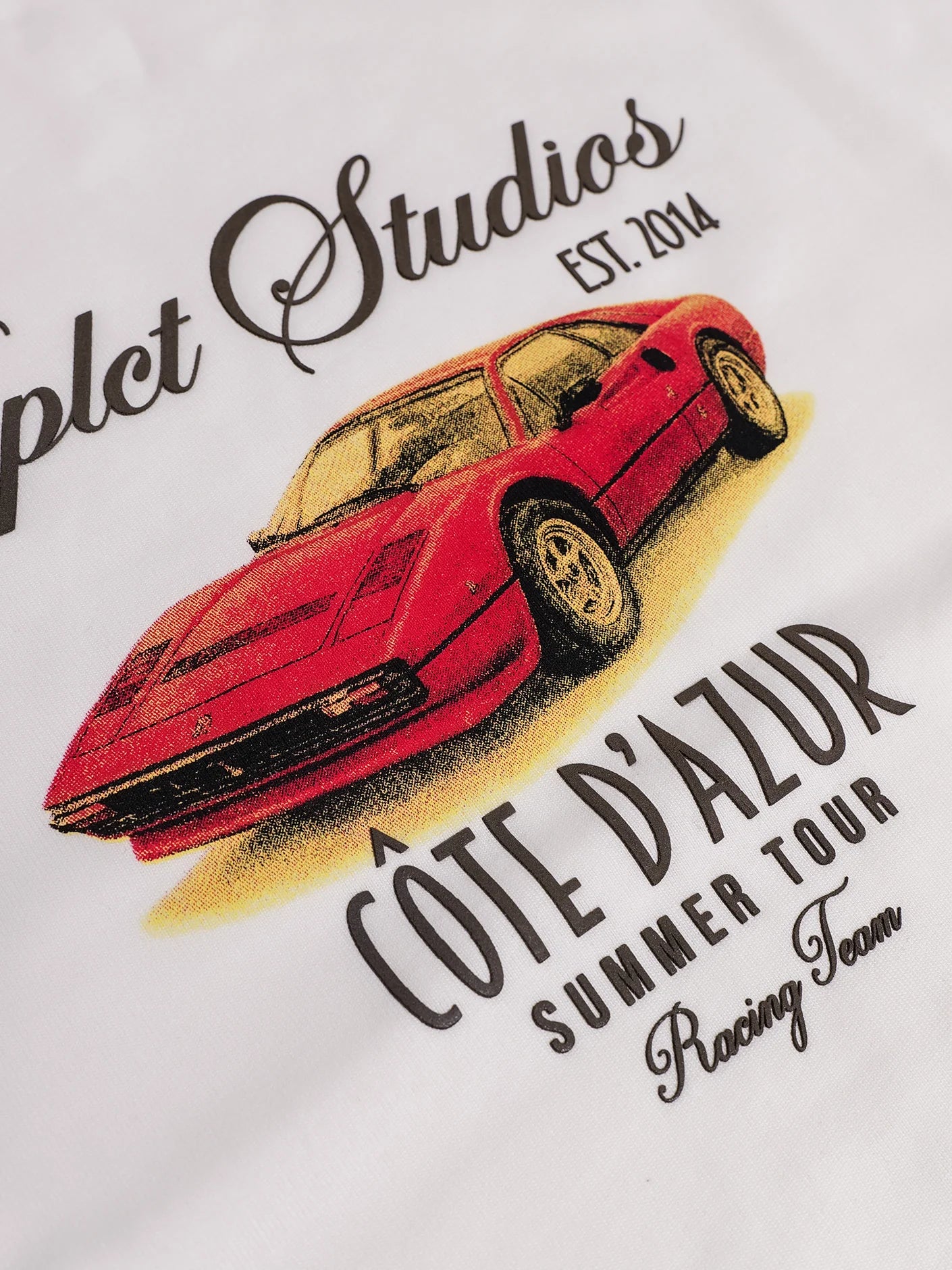 Supercar T-shirt | Gebroken wit