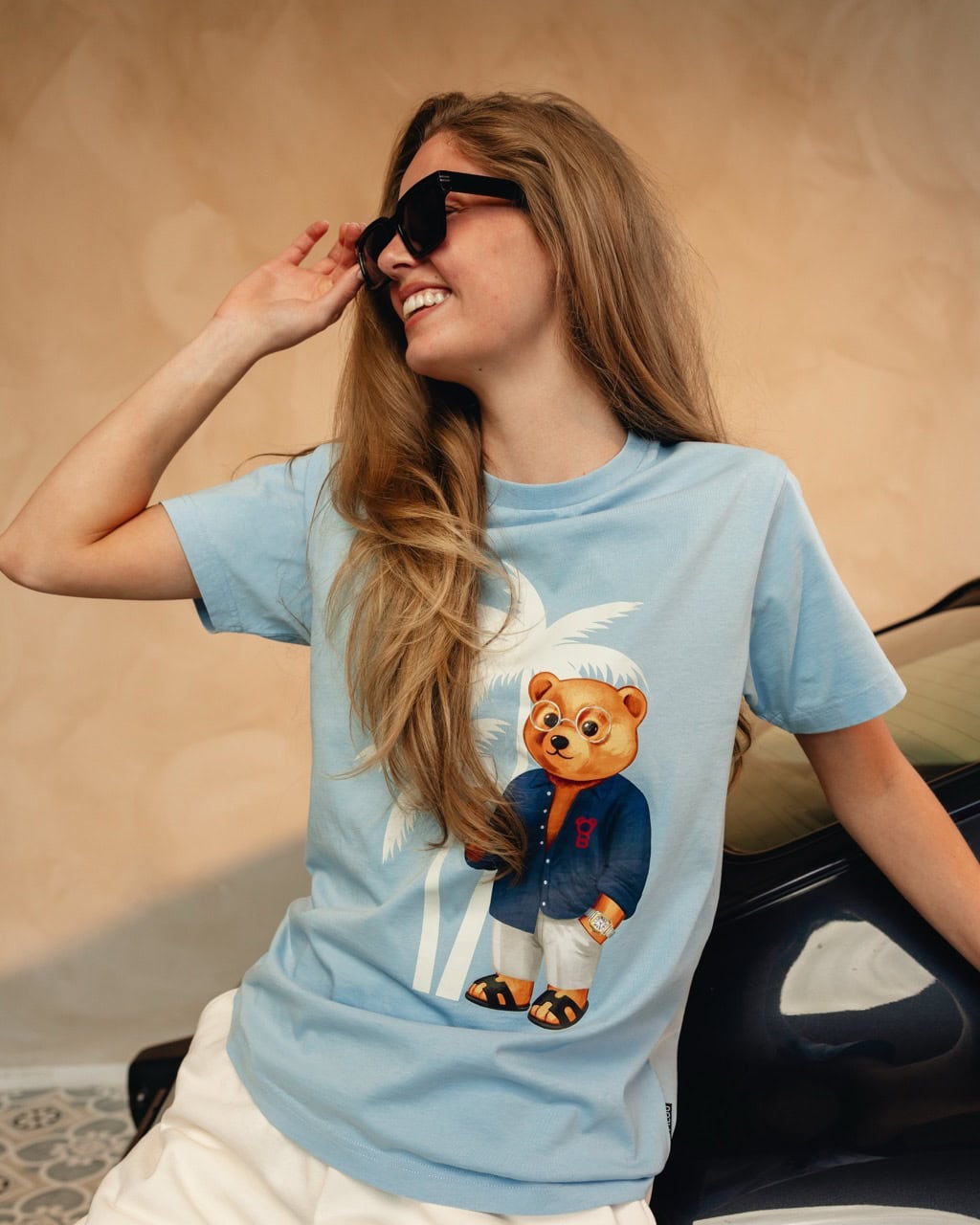 T-Shirt Filou CLXIV. PALMS BLUE