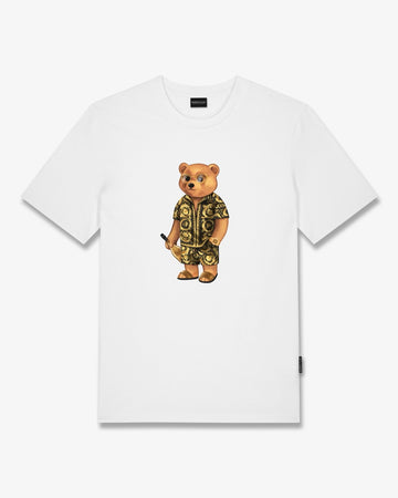 Baron Filou -T-Shirt Filou CLXVI - Wit - Katoenen herenshirt met print