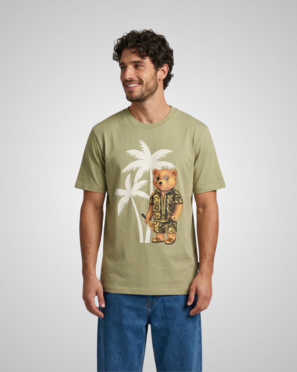 T-Shirt Filou CLXVI. PALMS GREEN