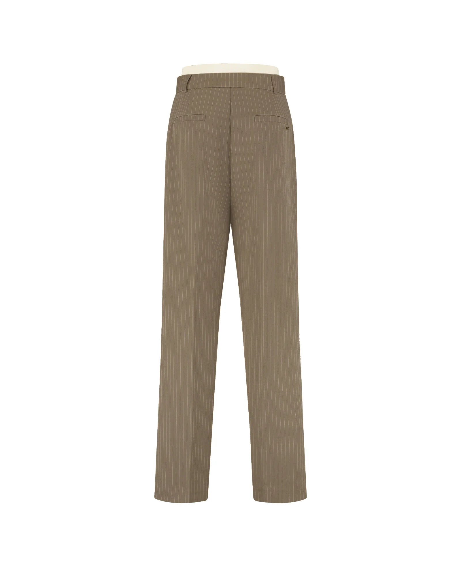 Malelions Dames Pinstripe Pantalon | Zand