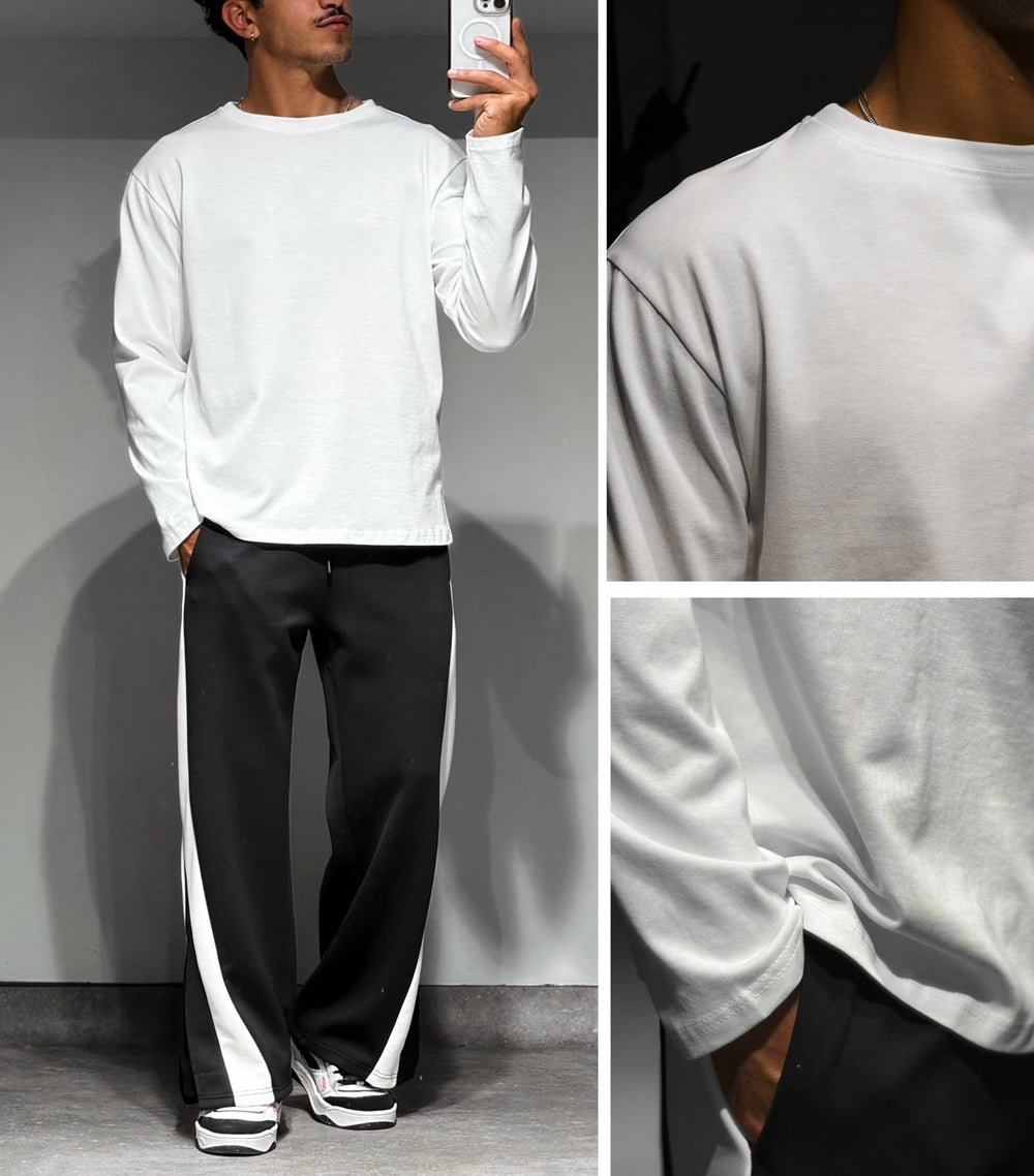 UNIPLAY LONGSLEEVE - WHITE