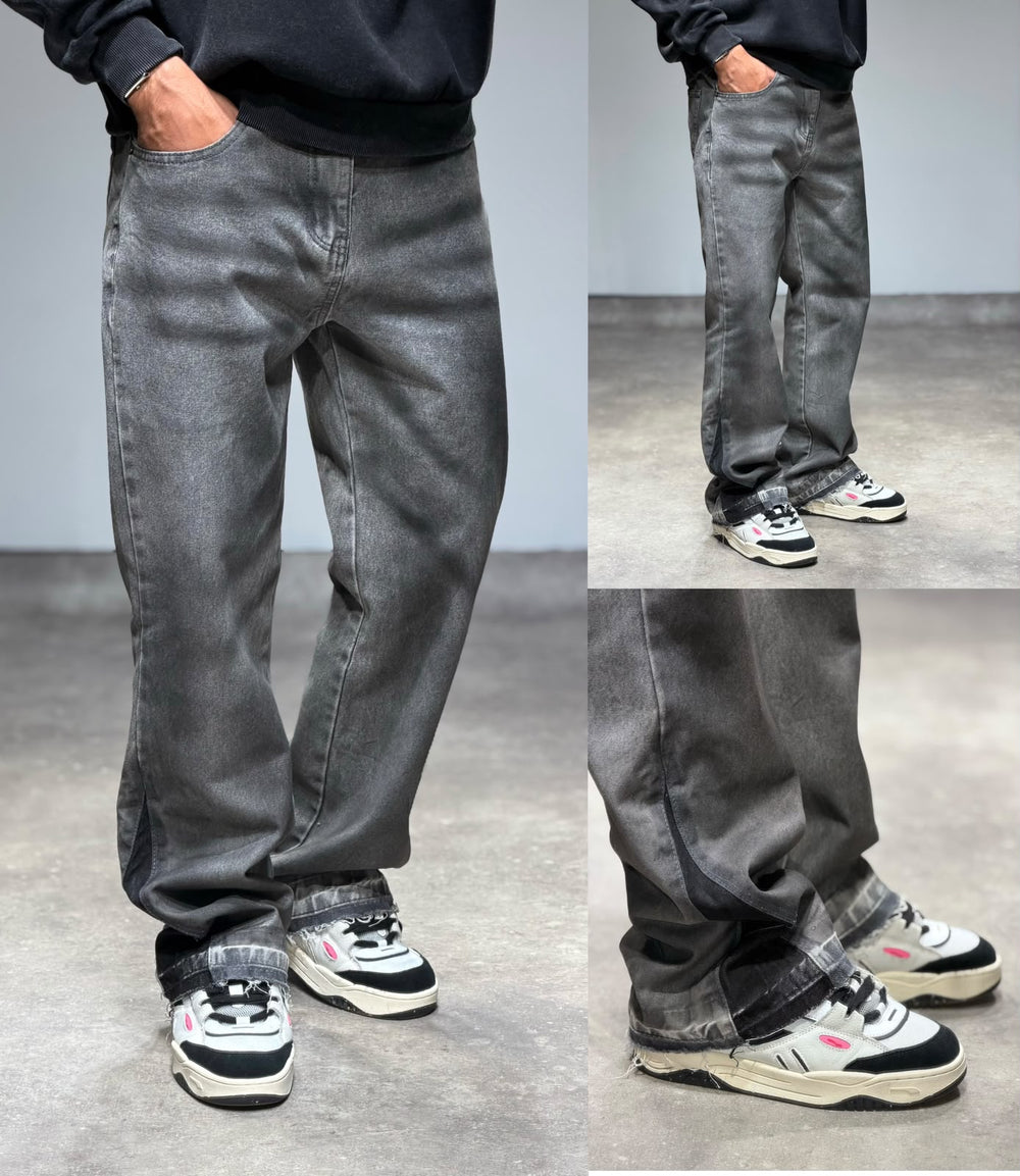 DISTRICT FLARE JEANS - GREY