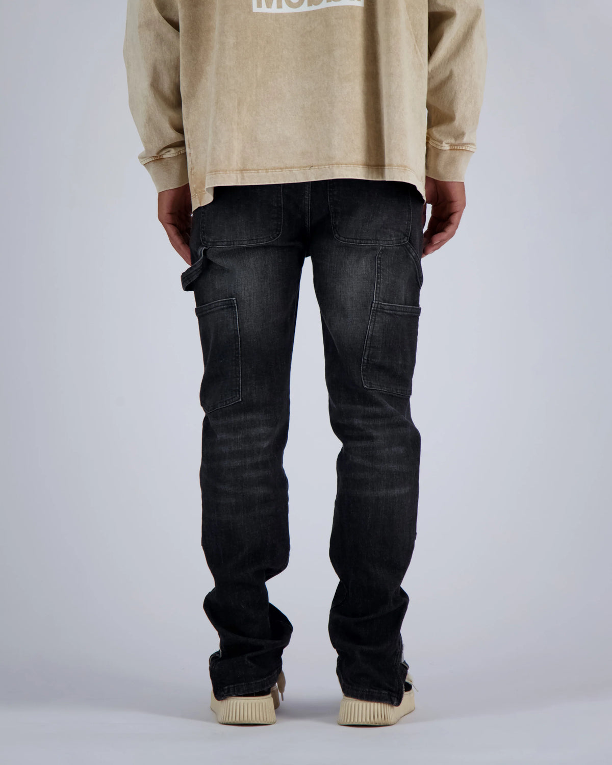 Black bananas - V2 WORKER DENIM - BLACK