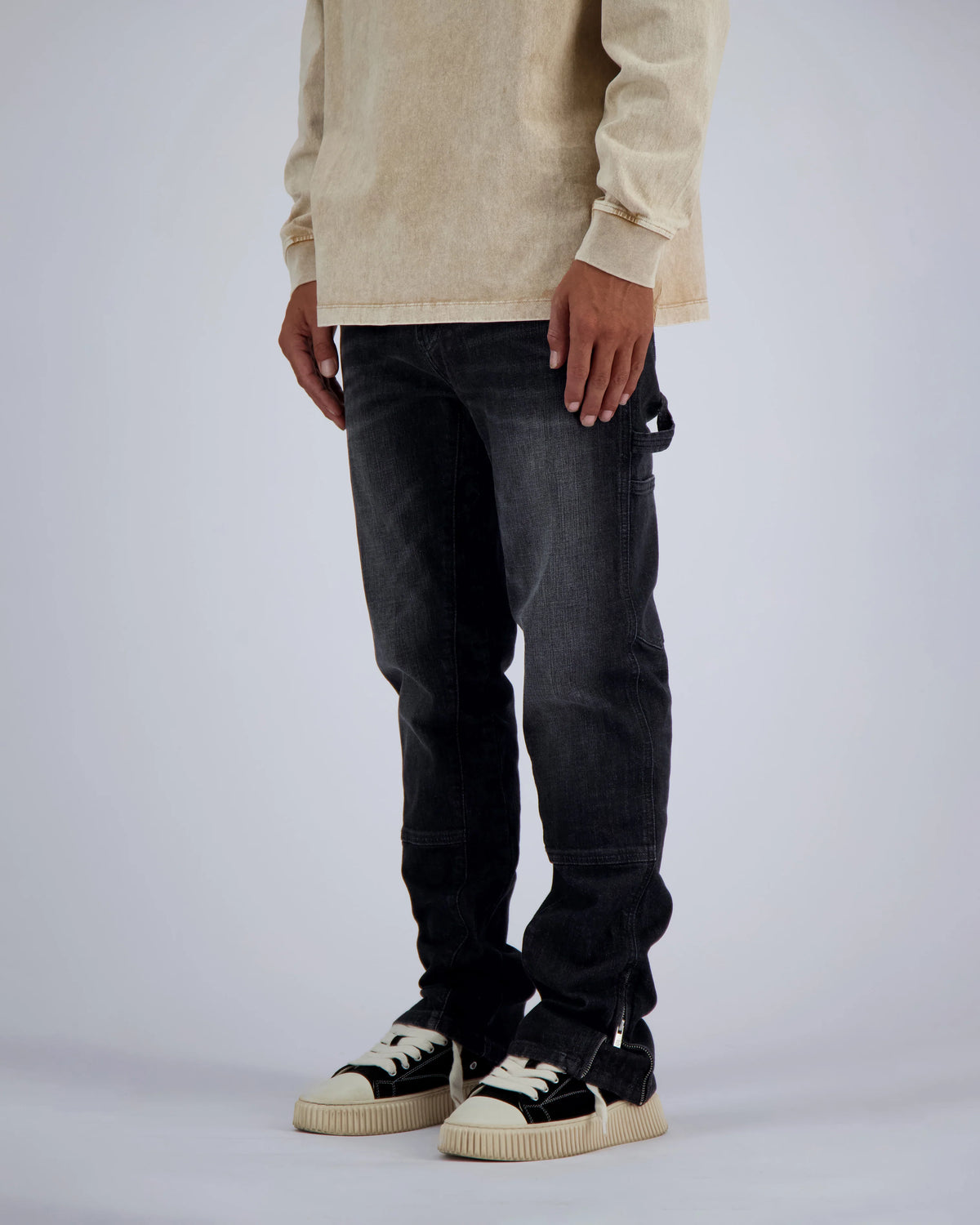 Black bananas - V2 WORKER DENIM - BLACK