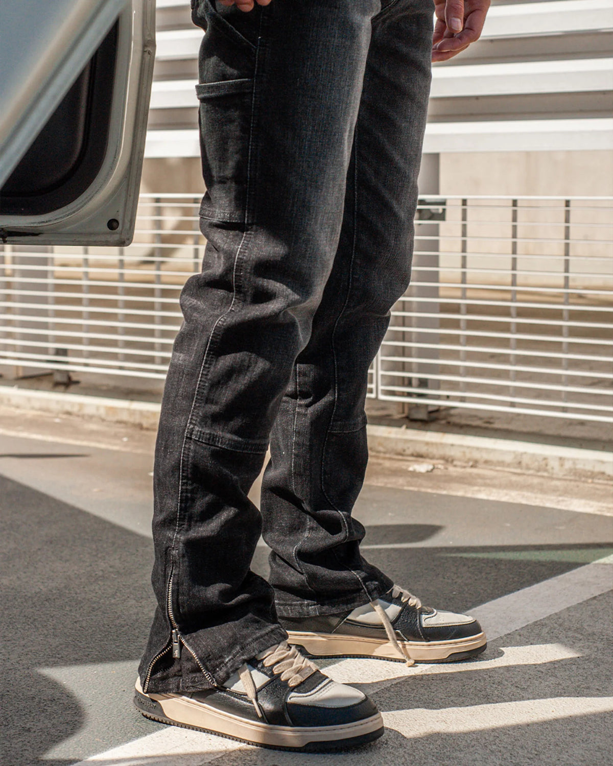 Black bananas - V2 WORKER DENIM - BLACK