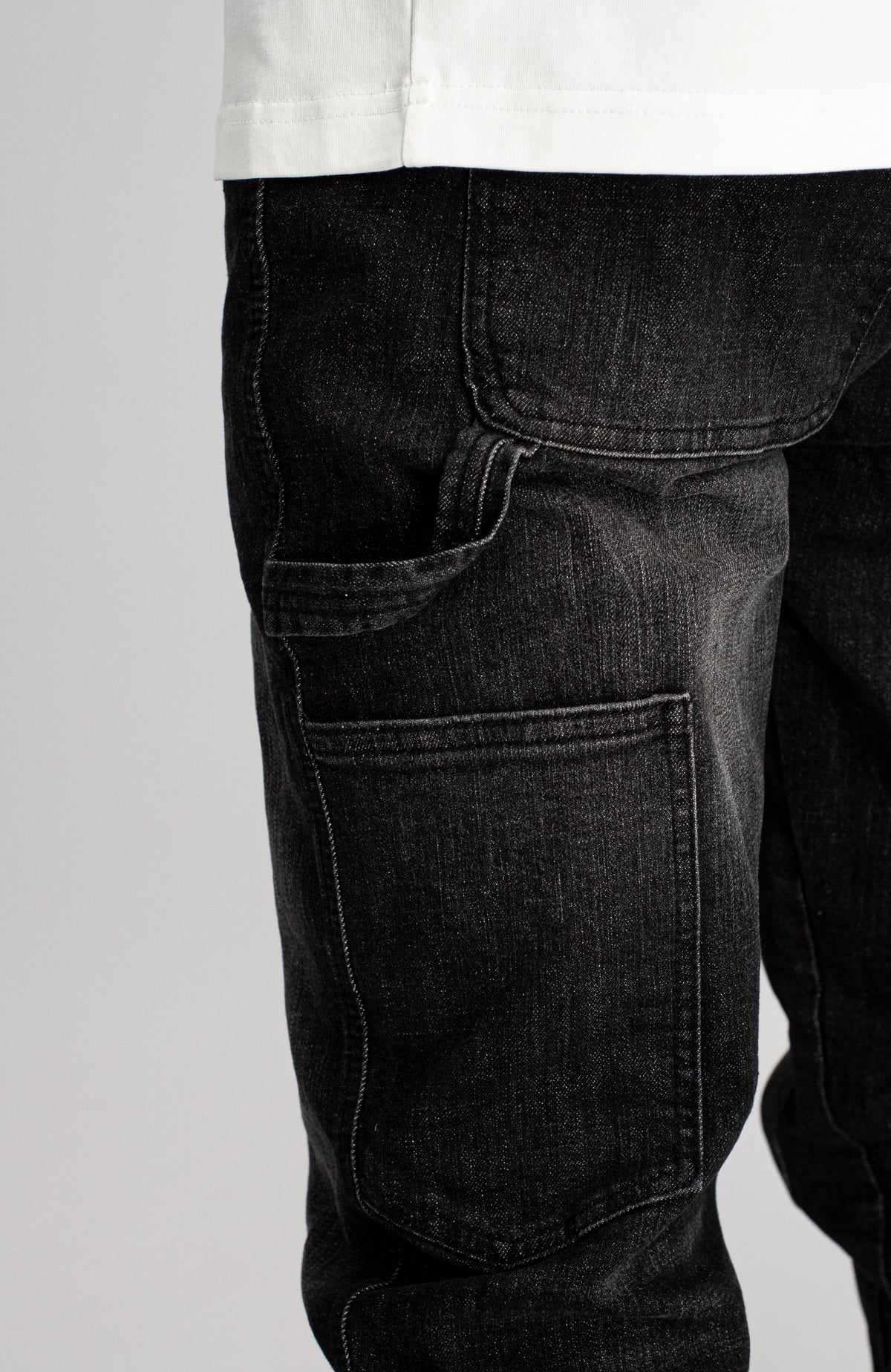 Black bananas - V2 WORKER DENIM - BLACK