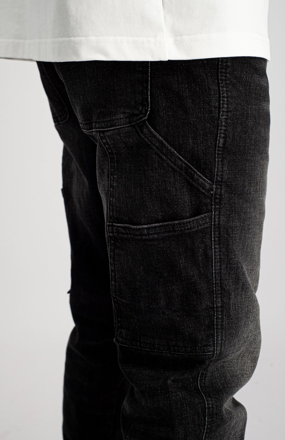 Black bananas - V2 WORKER DENIM - BLACK