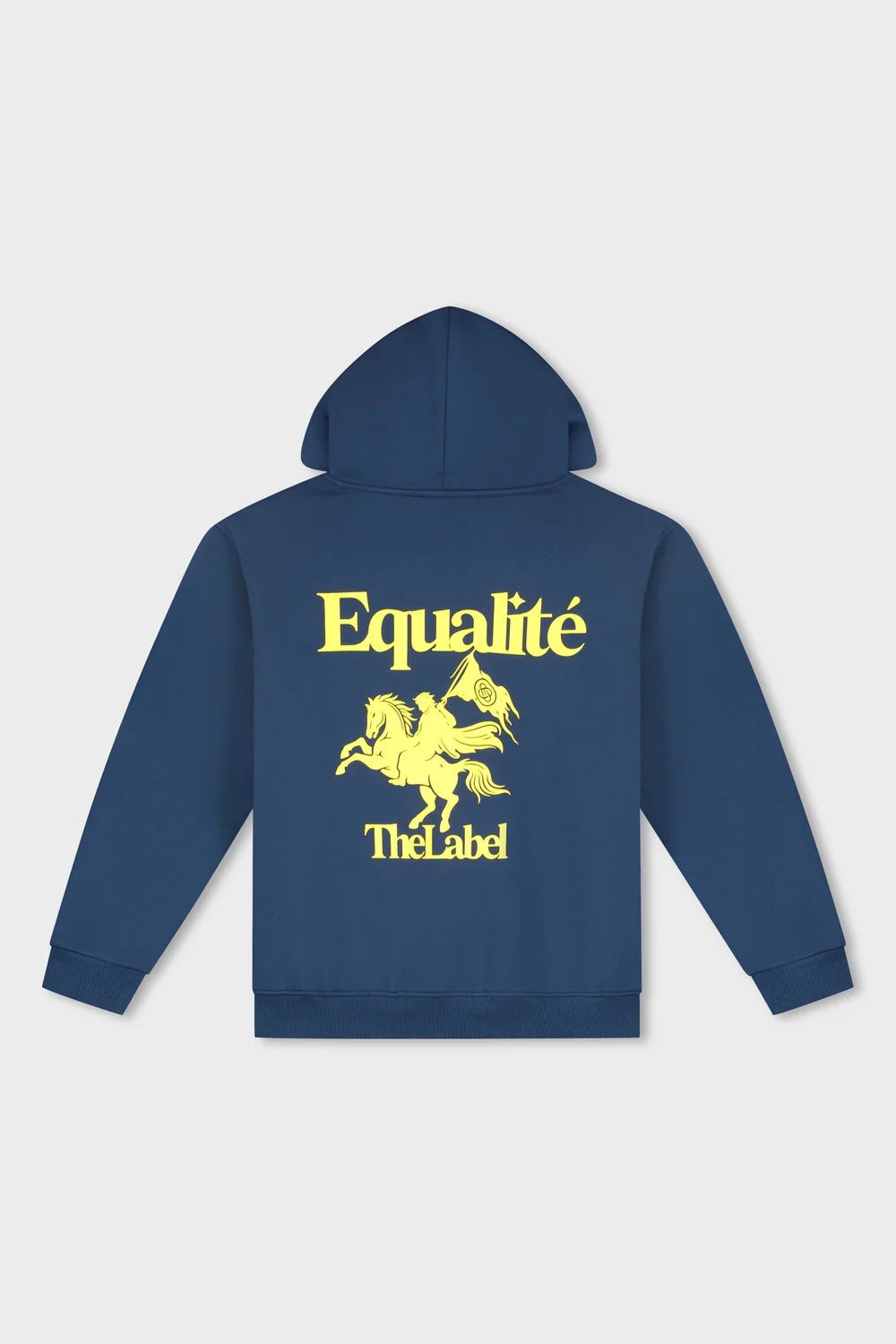 VERITY OVERSIZED HOODIE NAVY & YELLOW