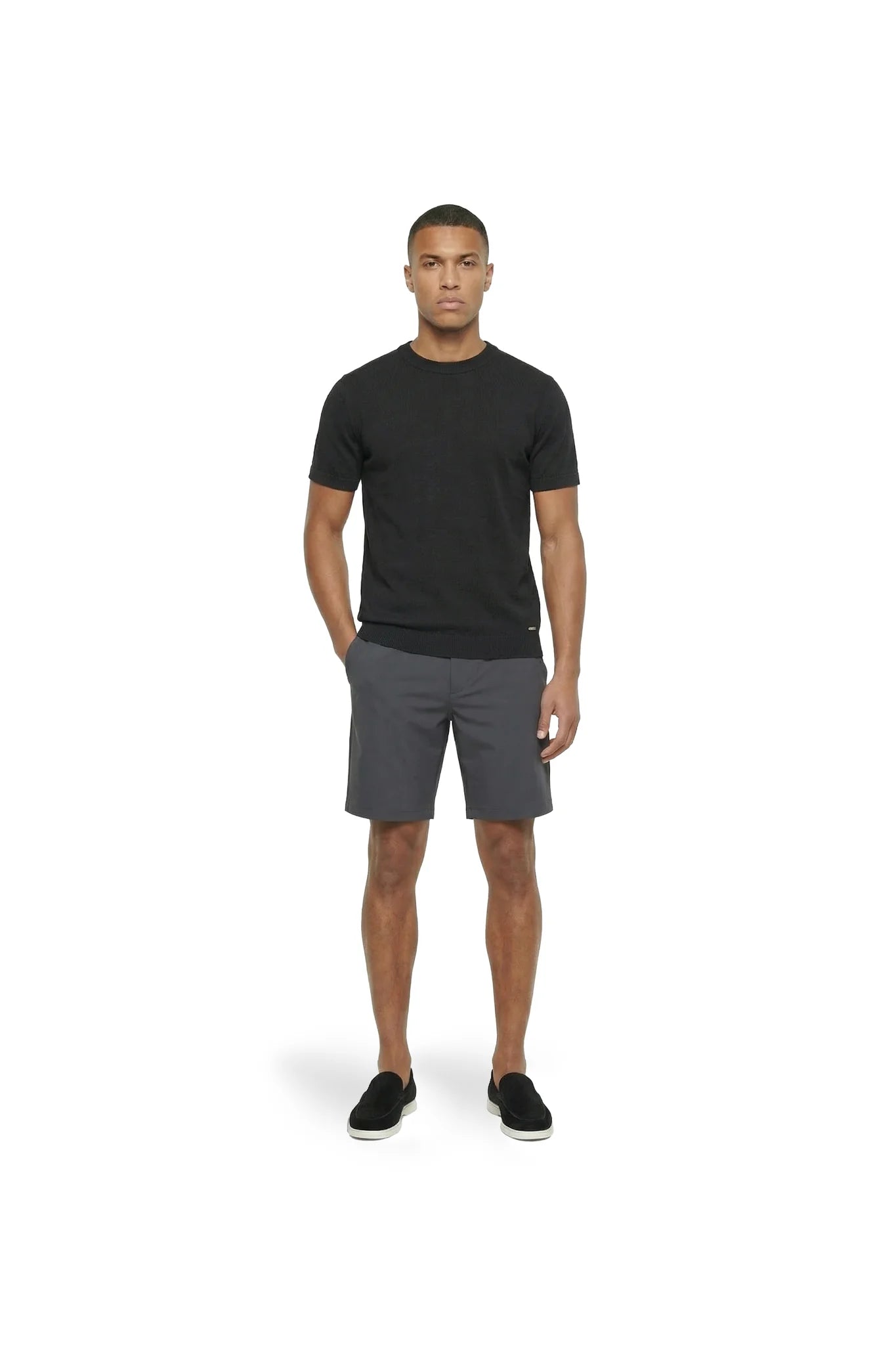 Malelions Heren Casual Chino Shorts | Antracietgrijs