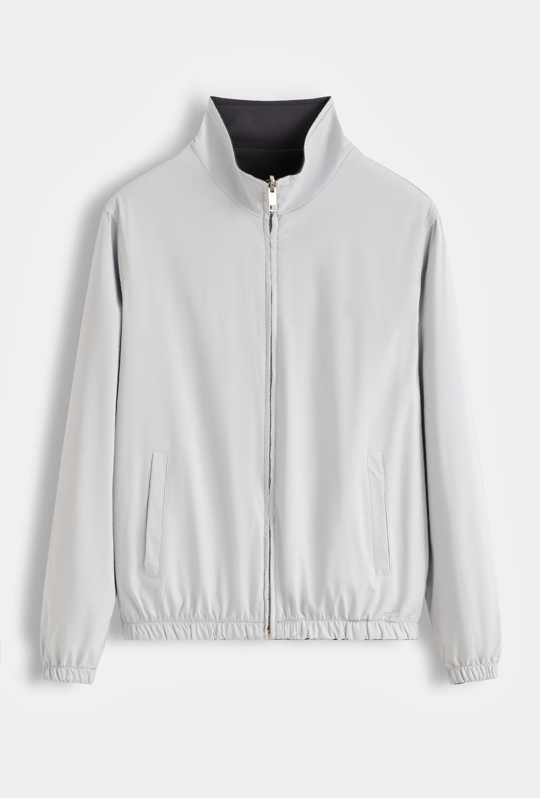 Glans jacket - Zwart/Grijs