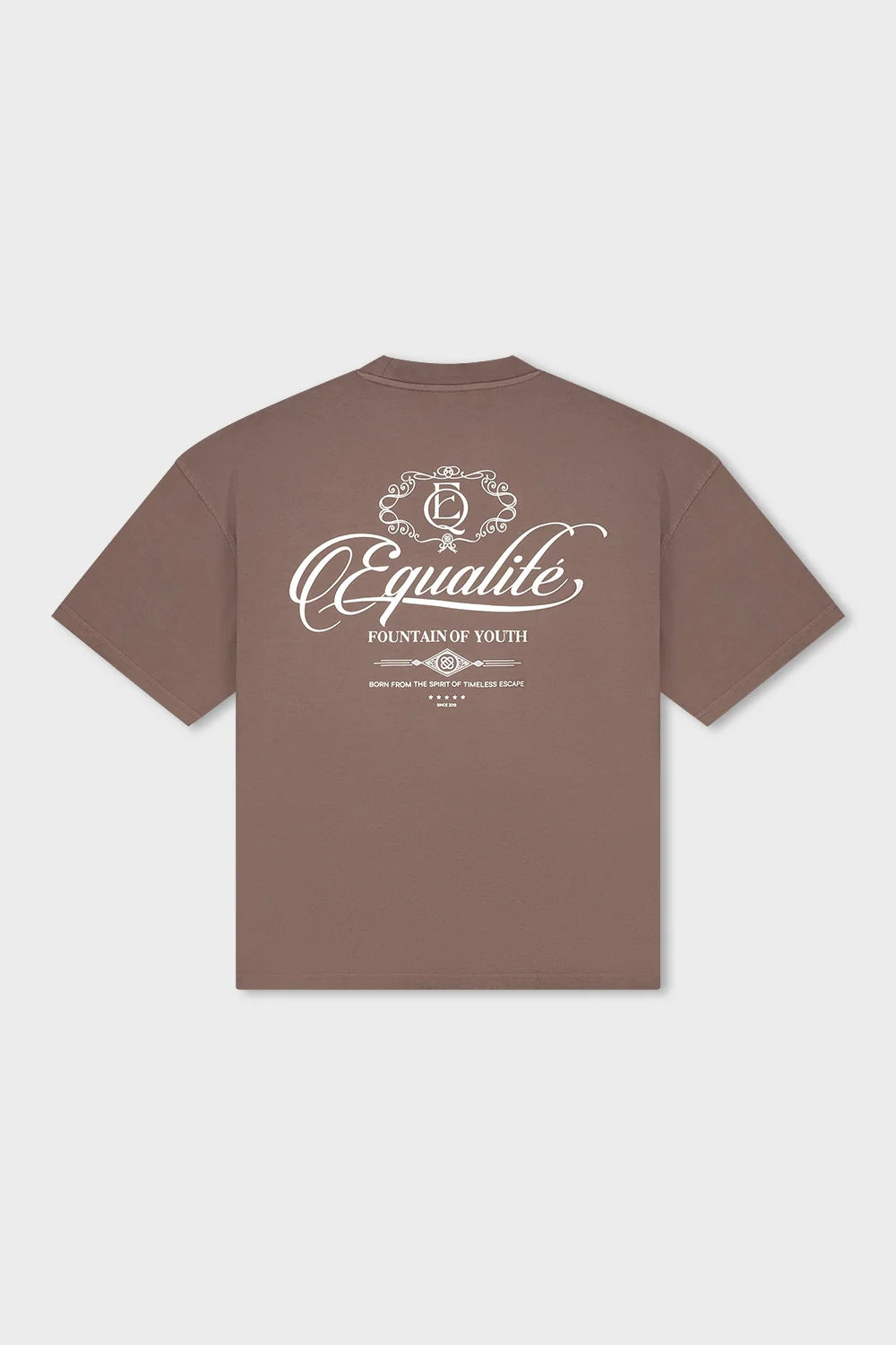 YUKI BOXY TEE TOBACCO