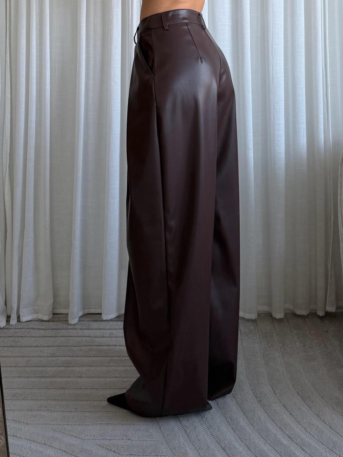 WIJD - PANTALON - CHOCO - 19616