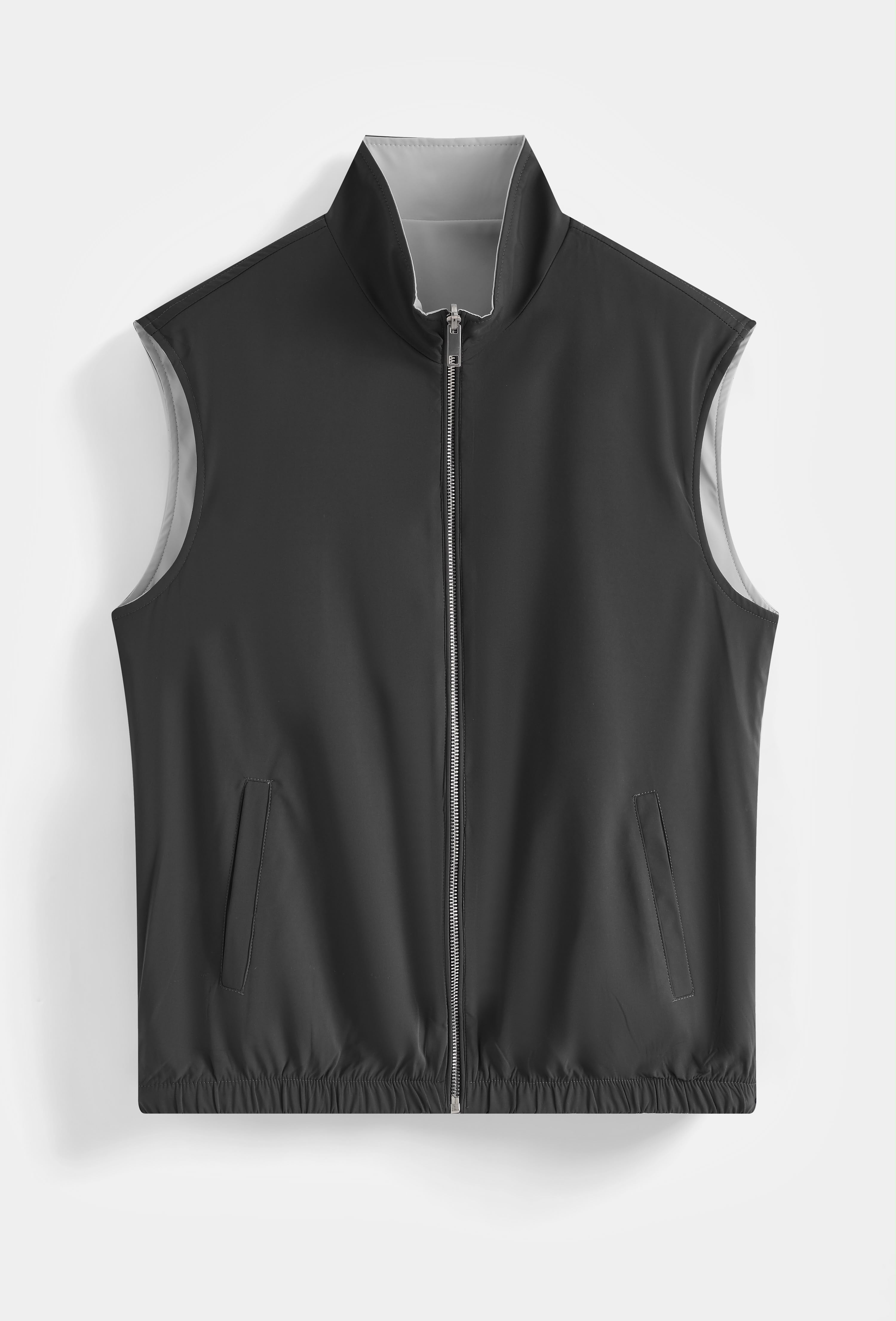 Glans Bodywarmer - Zwart/Grijs