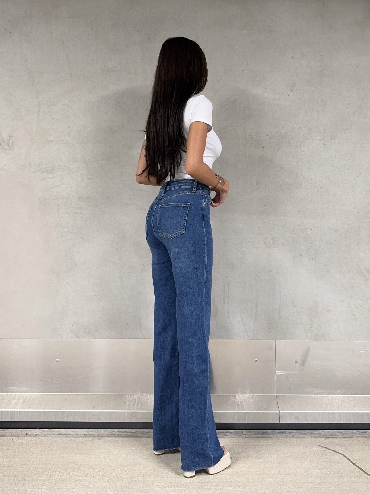 Redial - extra long wide leg jeans - RD3272-7