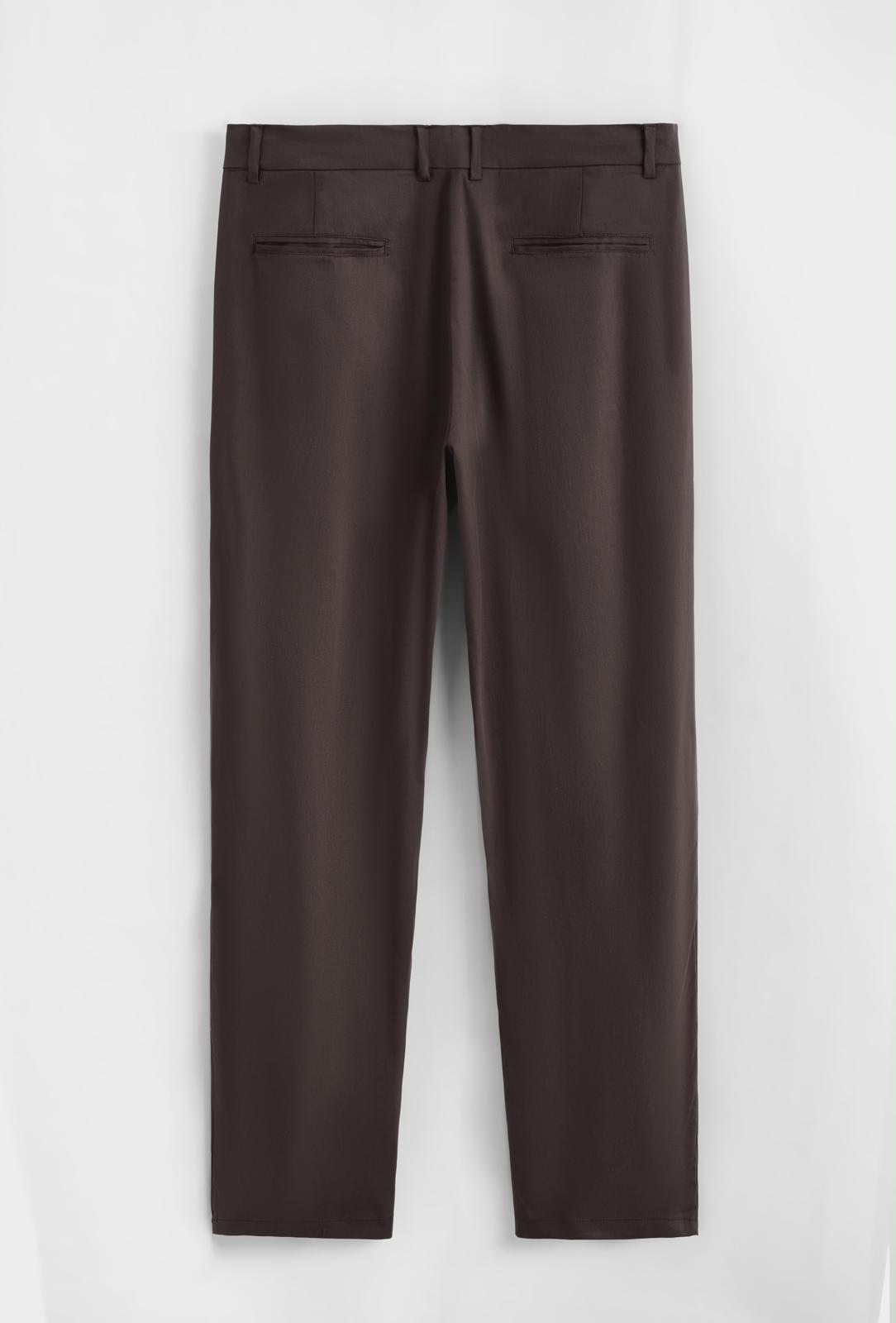 Essentiële Pantalon – Relaxed Fit - Bruin